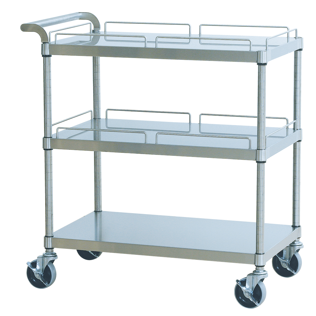 フレーベル館オンラインショップ｜ステンレス製システム給食ワゴン 3段