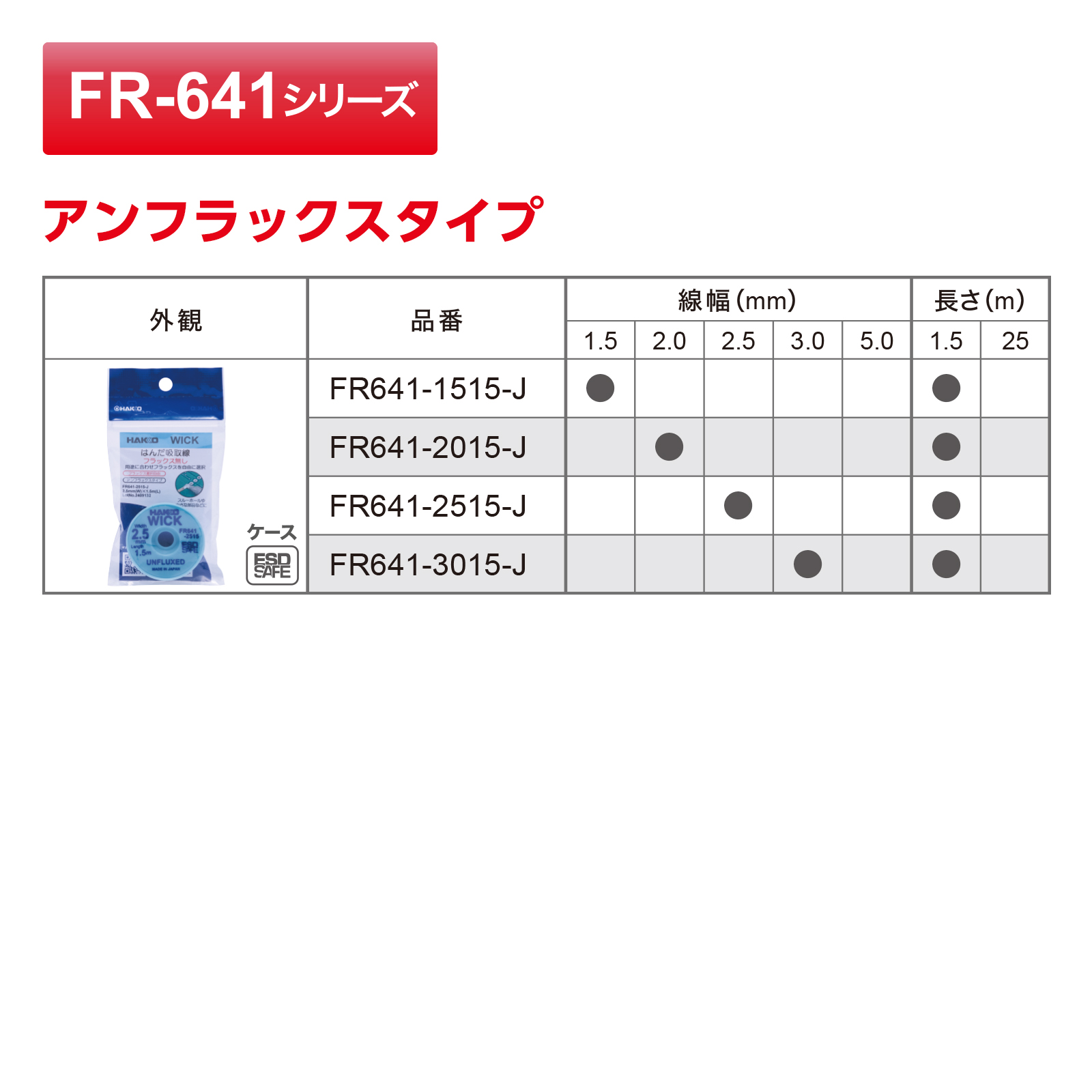 HAKKO e-shop / FR641-2515-J
