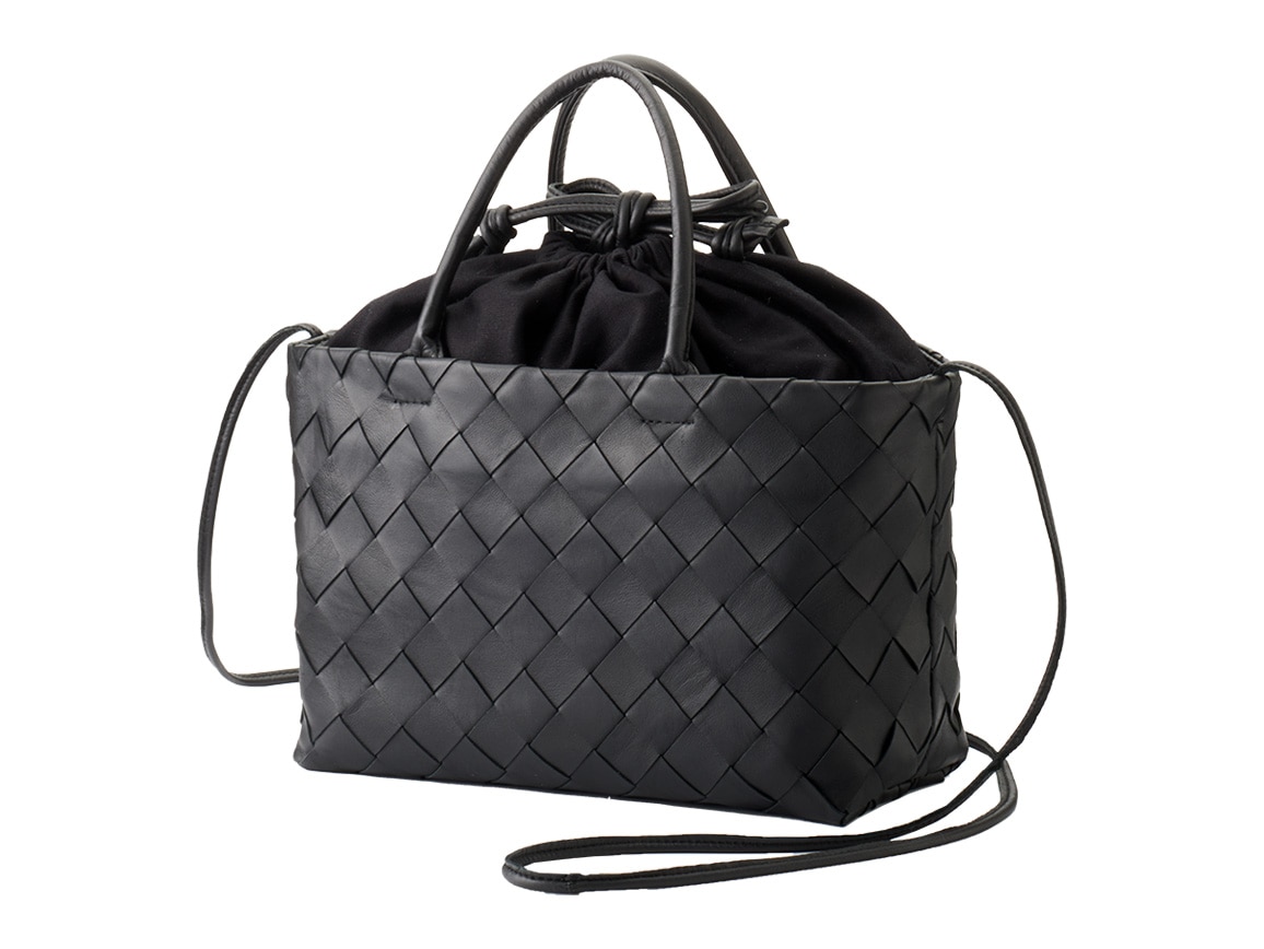 本革メッシュバッグ・S(06_ブラック): ｜ カタログ通販のハルメク