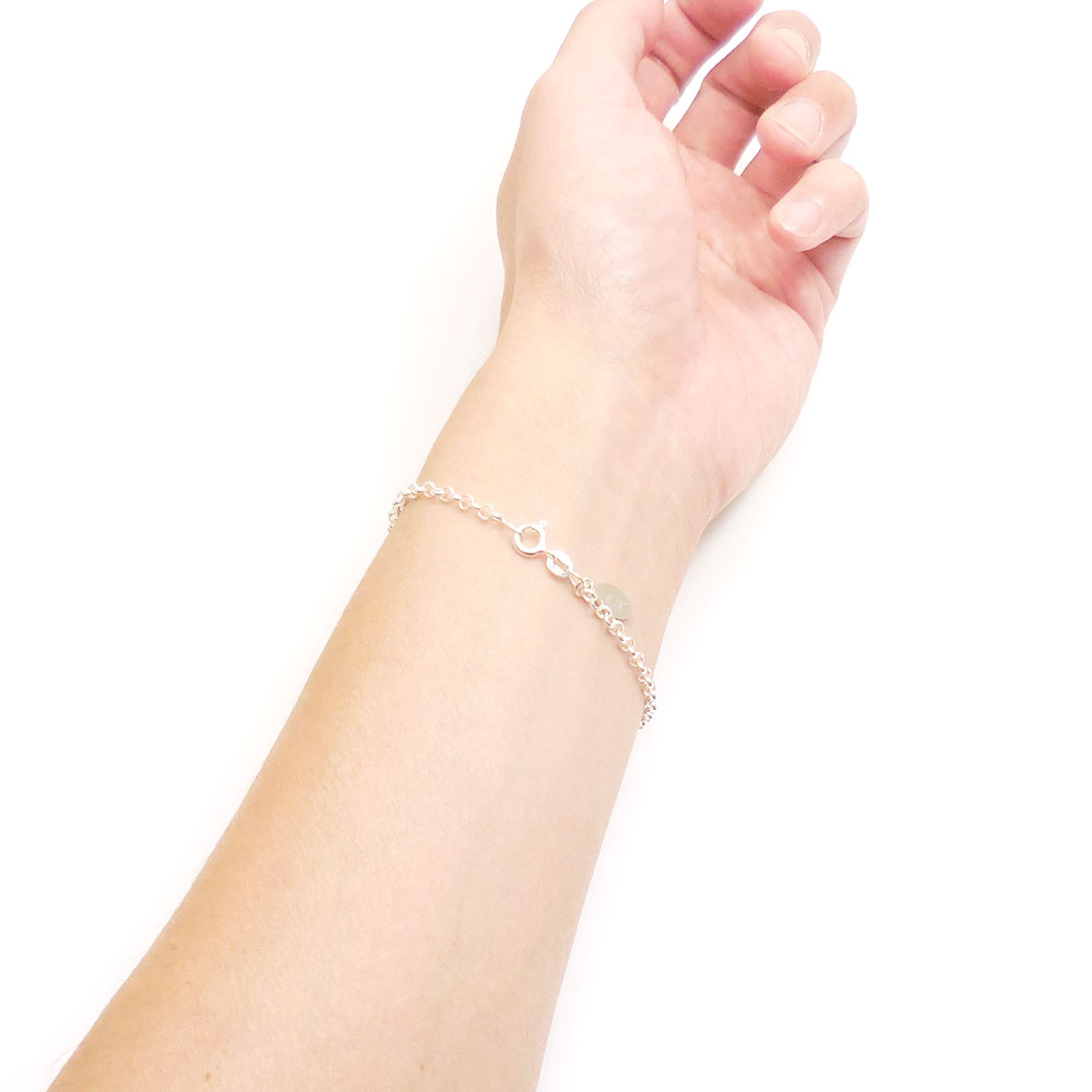 entiere アンティエーレ ブレスレット シルバー925 甲丸アズキチェーン