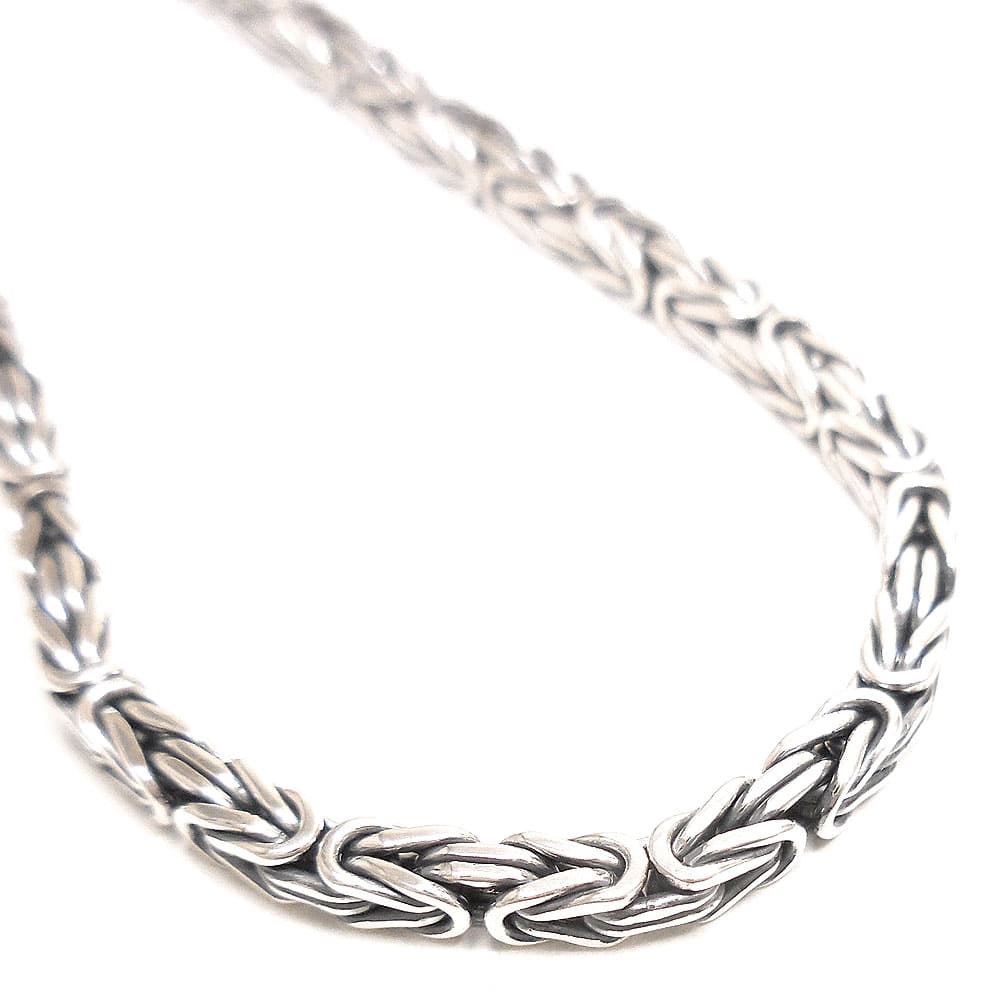 SATURNO サツルノ ネックレス シルバー925 ビザンチンチェーンデザイン