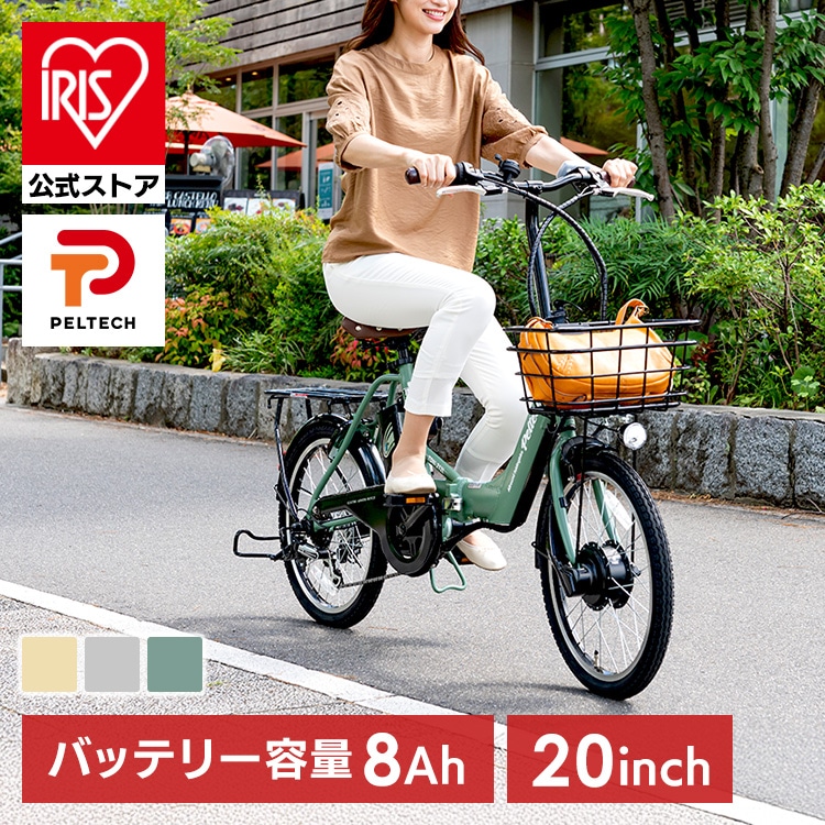 PELTECH 折り畳み電動アシスト自転車 20インチ折り畳み外装6段変速 TDN