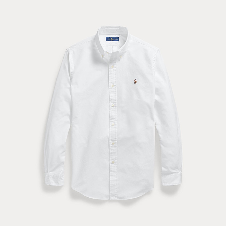 POLO RALPH LAUREN]カスタムフィット オックスフォードシャツ ホワイト