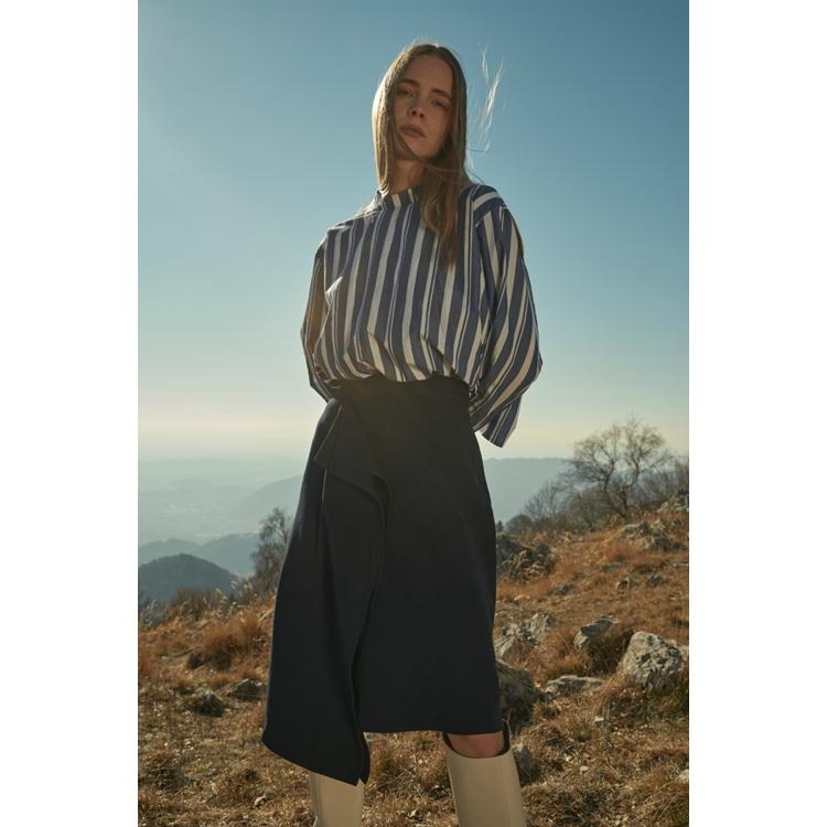 MIND マインド バルーンシャツ 通販 バルーン シャツ ブラウス 長袖