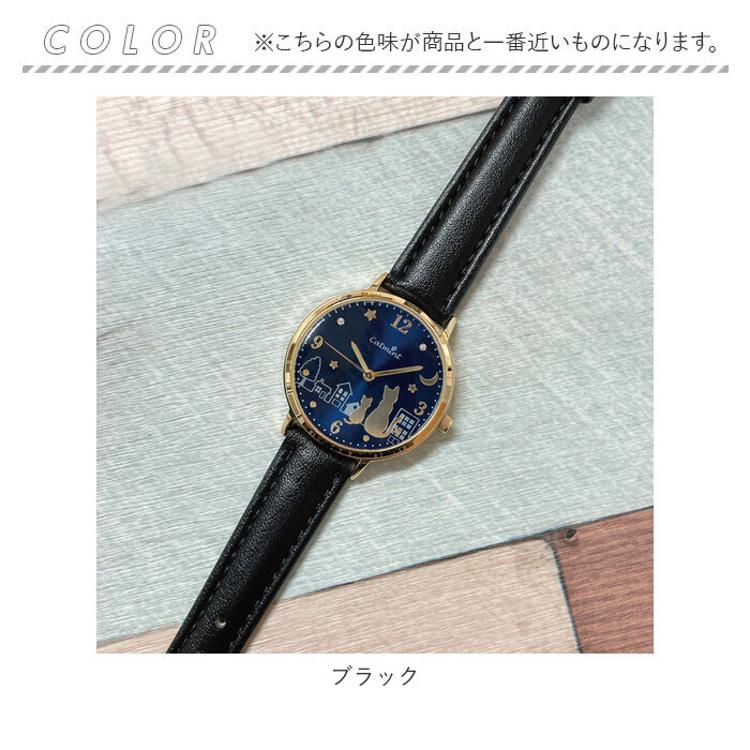 腕時計 レディース 革ベルト ねこ 通販 ウォッチ 時計 ベルト 猫 ネコ
