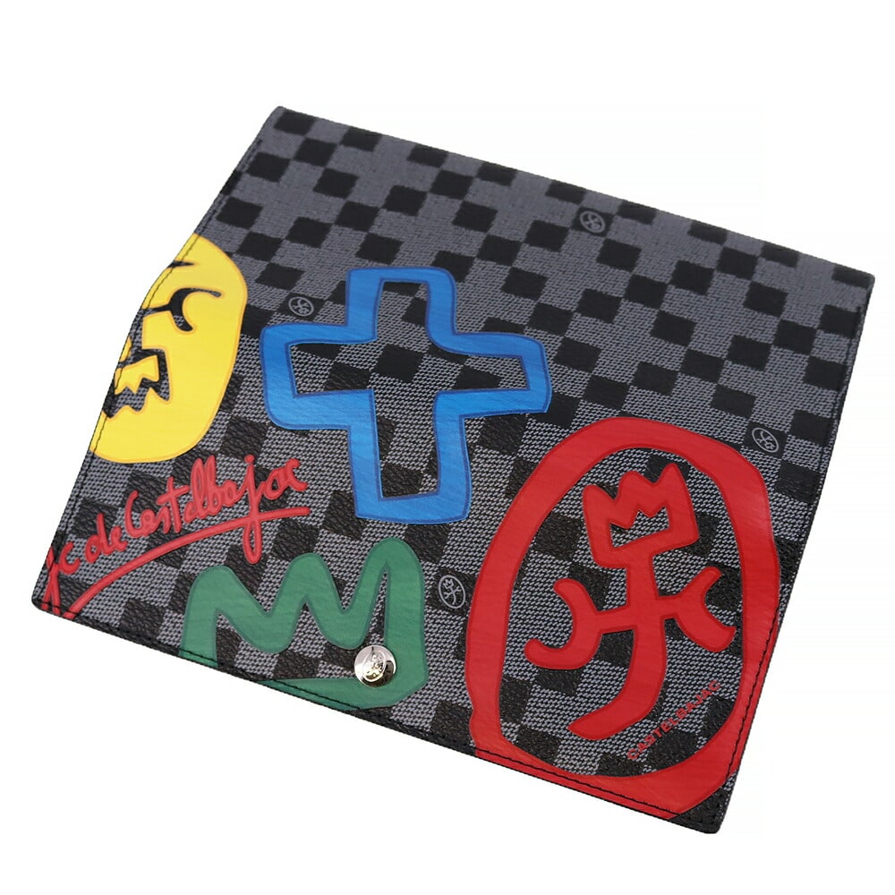 カステルバジャック CASTELBAJAC クラー 被せ長財布 066622 1.ブラック
