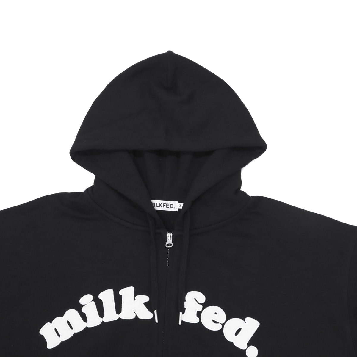 ミルクフェド パーカー レディース 大きいサイズ ジップ MILKFED