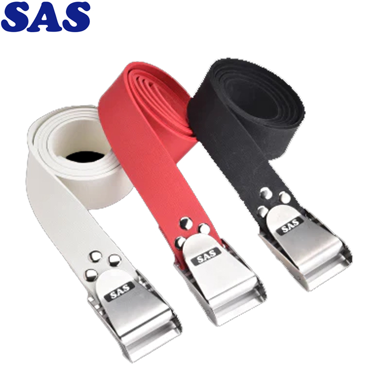 mic21ダイビングショップ[ SAS ] 20987 ラバーウエイトベルト(WHITE