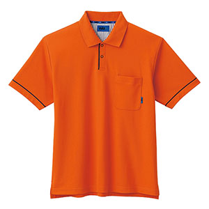 ユニセックス ポロシャツ 65044 オレンジ| 作業服・作業着