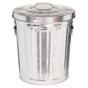 蓋付ペール缶 33L シルバー 367－0335 | 【ミドリ安全】公式通販