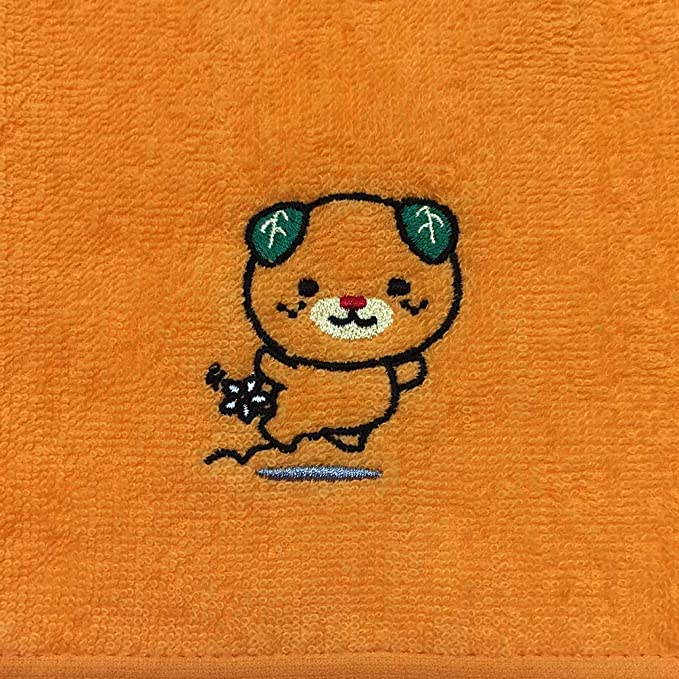 みきゃん×村上タオルコラボ】刺繍入りフェイスタオル