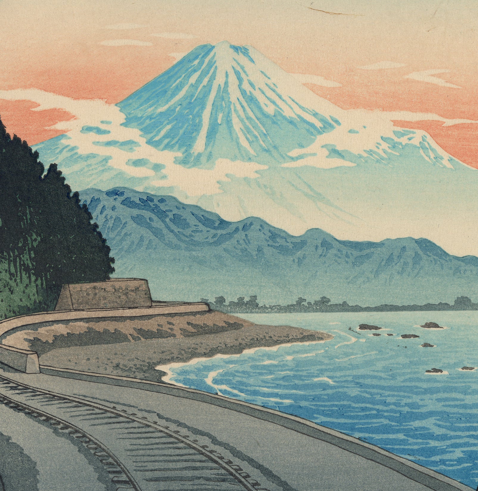 Takahashi Hiroaki (Shotei) 高橋松亭 弘明: Satta Mountain Pass