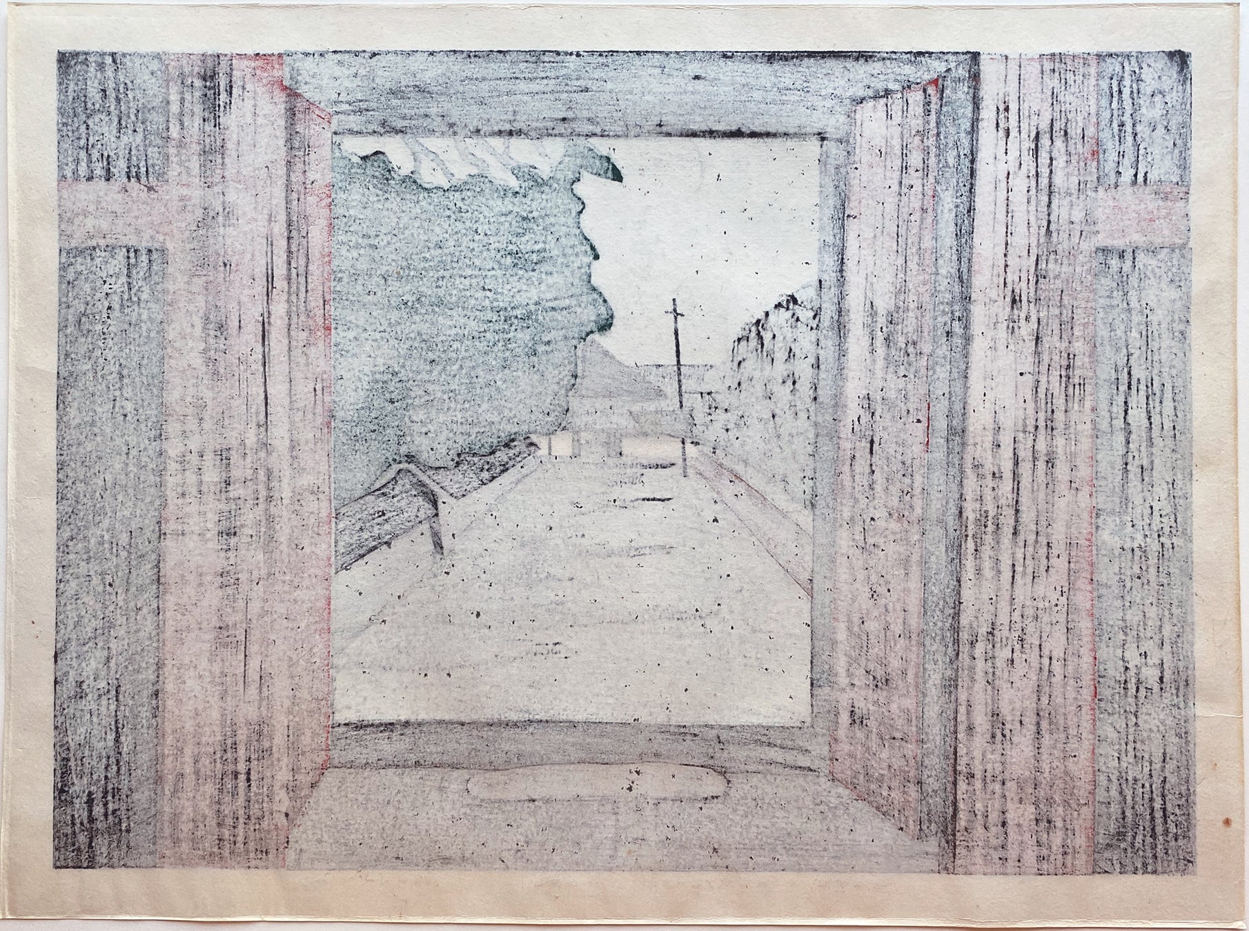 長谷川ゆか タイトル「おでかけ」 猫の絵画 【公式通販】