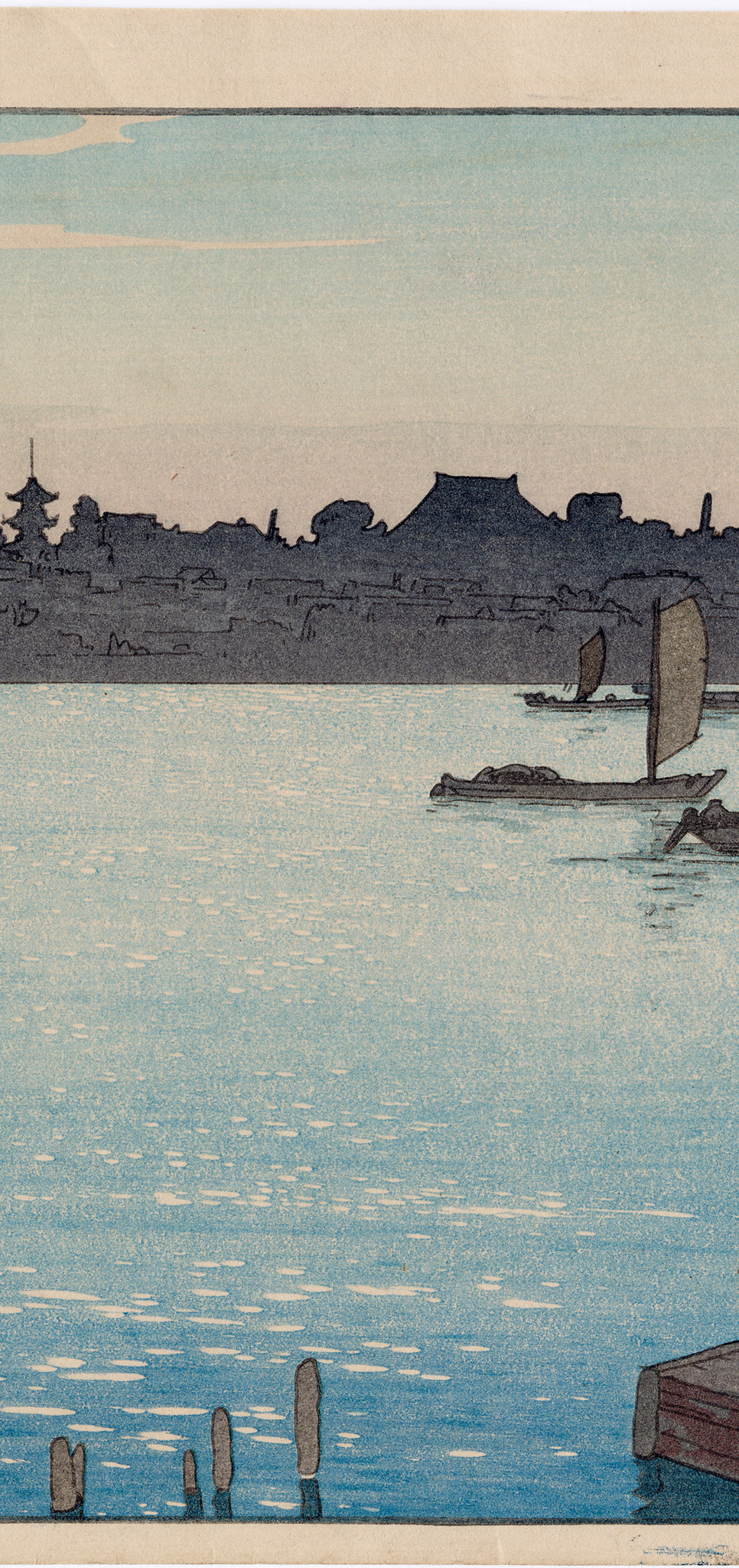 吉田吉田博：隅田川-午後東京二題隅田川（売り切れ） – Egenolf