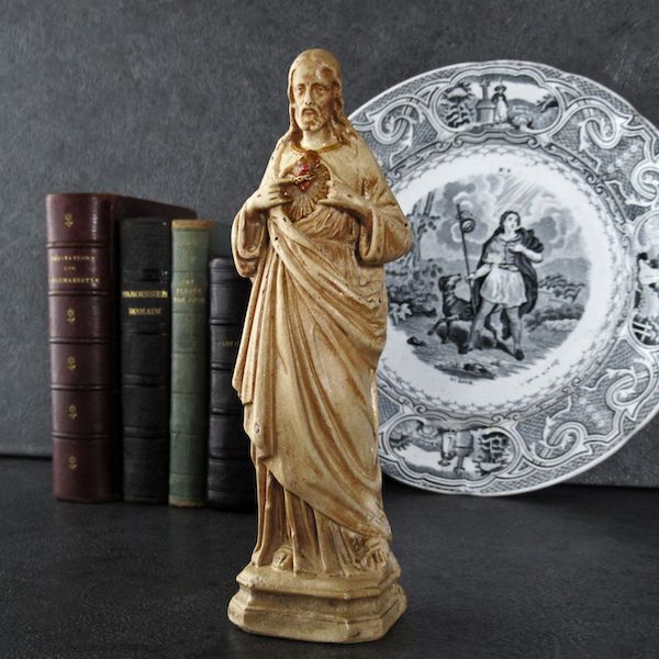 聖心のイエスキリスト像（PIERACCINI作） - Eggplant