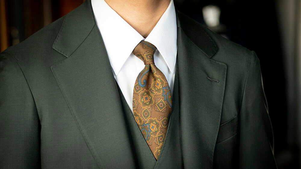 MODERN SUIT】カーキカラーのオーダースーツ ～STYLBIELLA～ - お客様