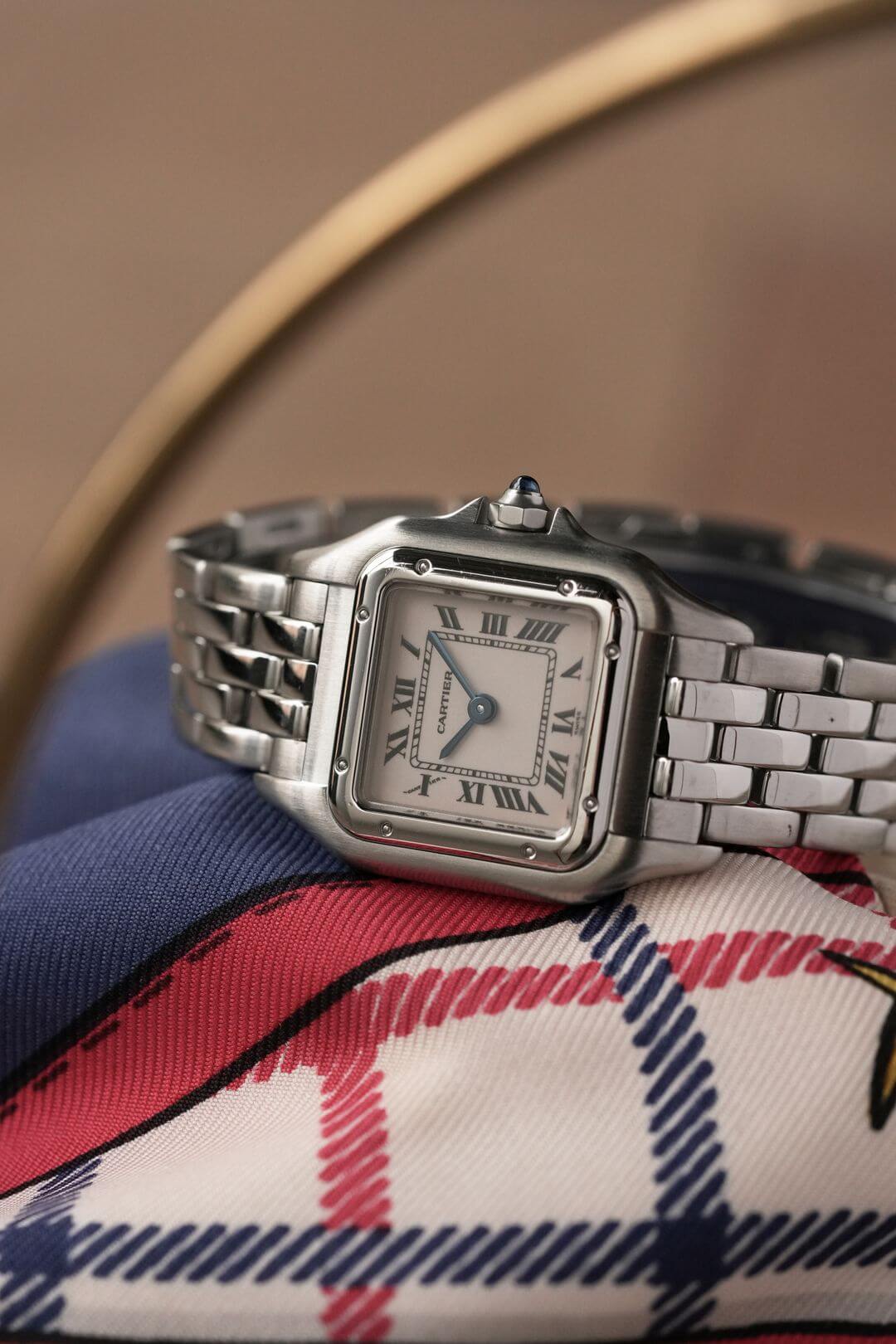 カルティエ/パンテール ドゥ カルティエSM/ホワイトローマンダイヤル