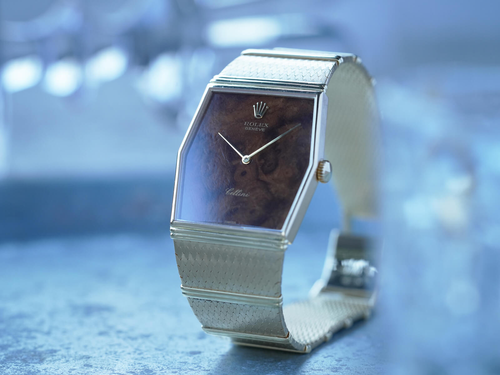 ロレックス/チェリーニ/ヘキサゴンケース/ウォルナットダイヤル/Rolex