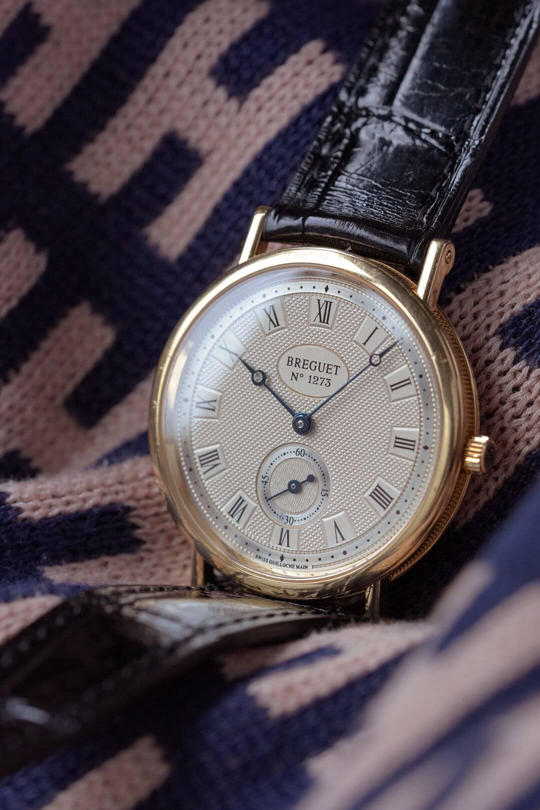 ブレゲ/クラシック/ラウンドケース/ギョーシェアイボリーローマン