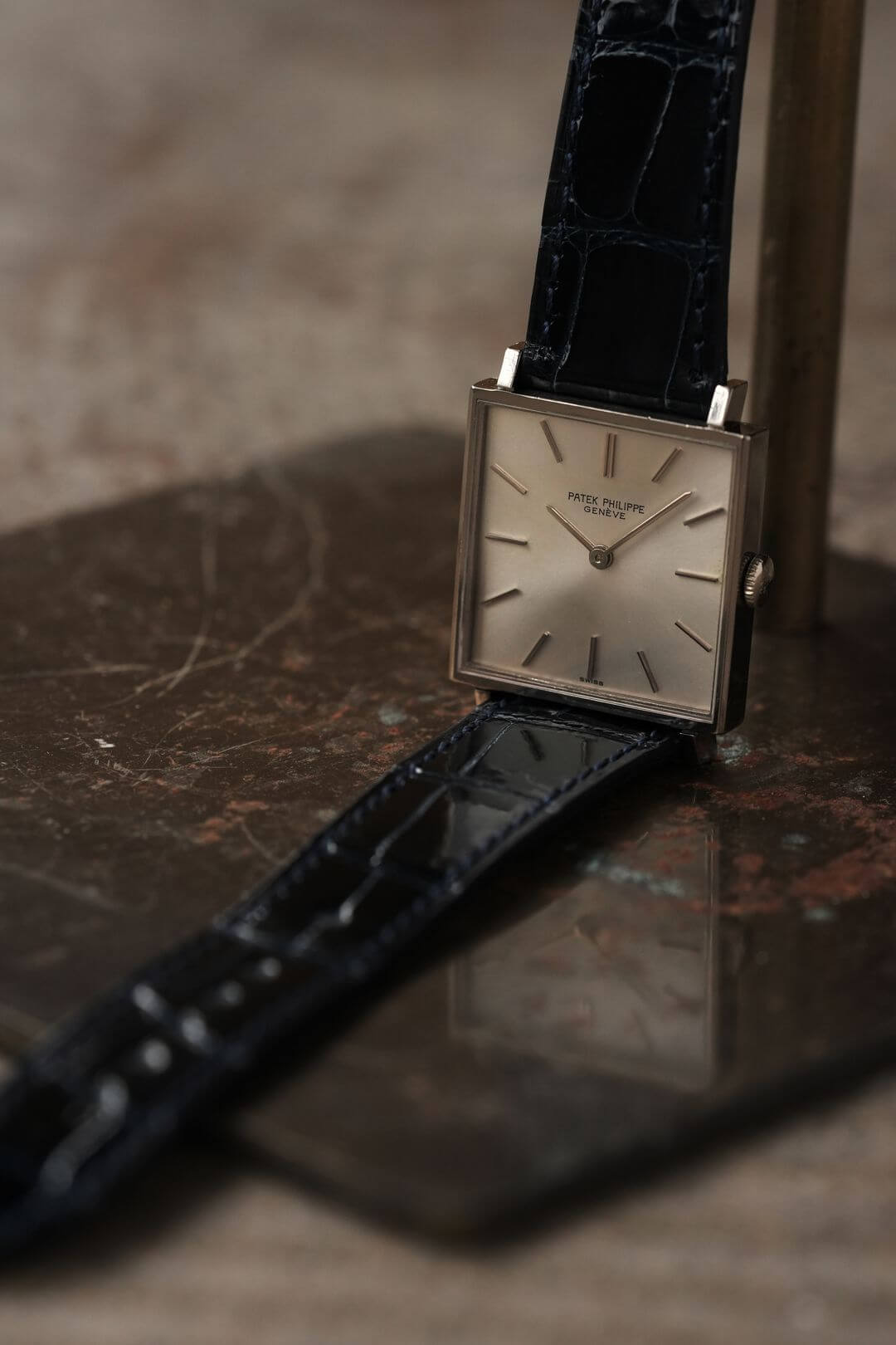 パテックフィリップ/スクエアケース/シルバーダイヤル/ジュネーブ