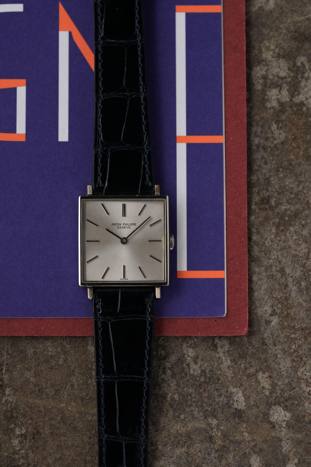 パテックフィリップ/スクエアケース/シルバーダイヤル/ジュネーブ