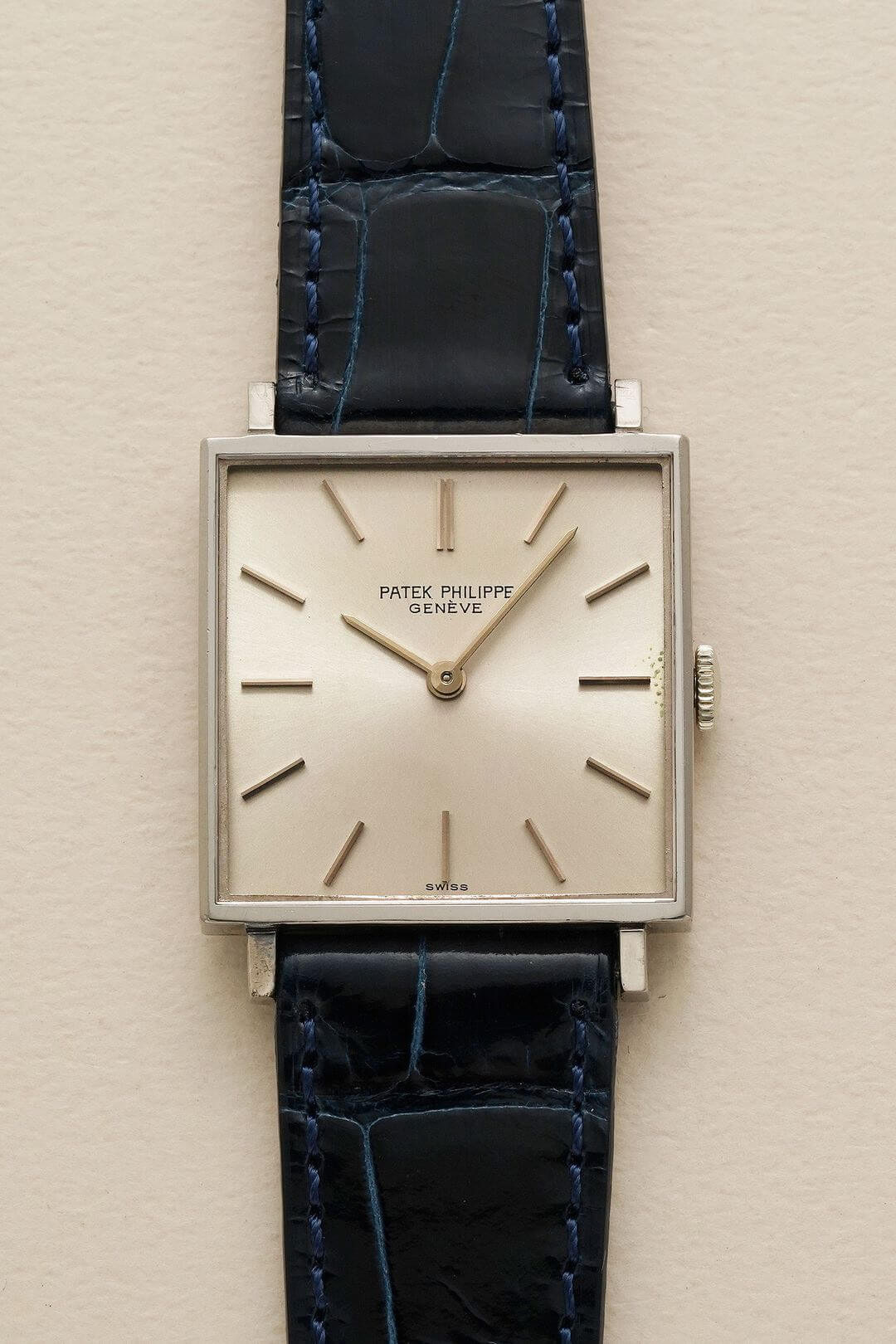 パテックフィリップ/スクエアケース/シルバーダイヤル/ジュネーブ