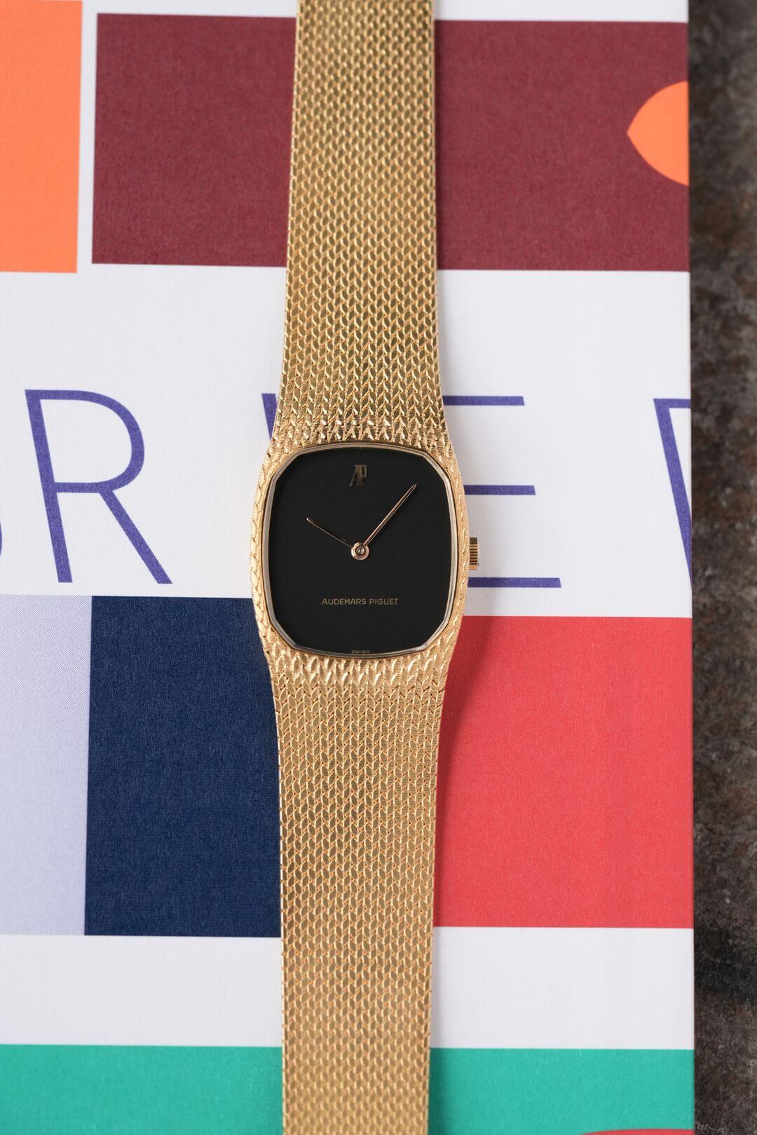 オーデマピゲ/コブラ/トノーケース/マットブラックダイヤル/Audemars