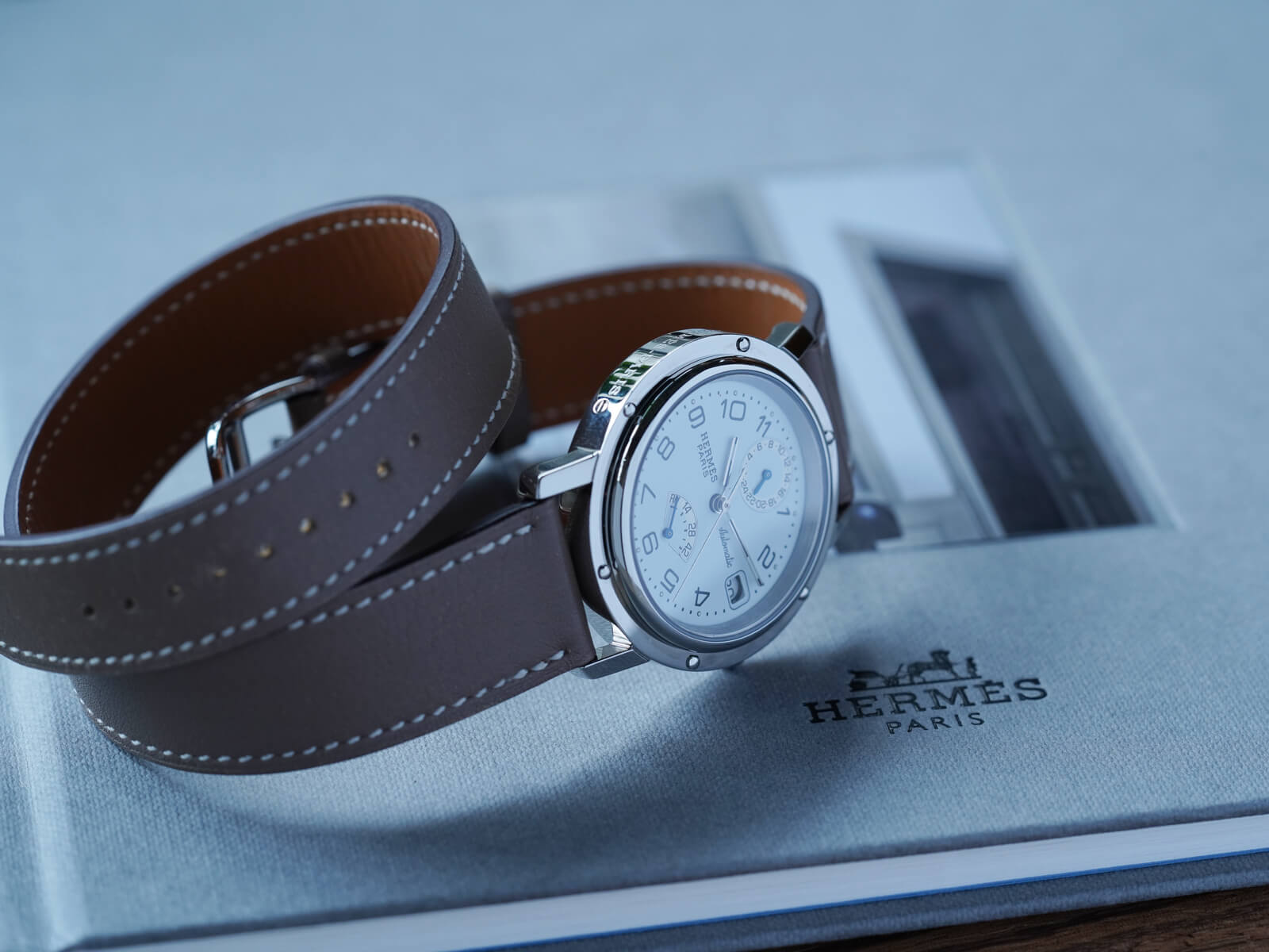 エルメス/クリッパーGMTドゥブルトゥール/パワーリザーブ/アラビア