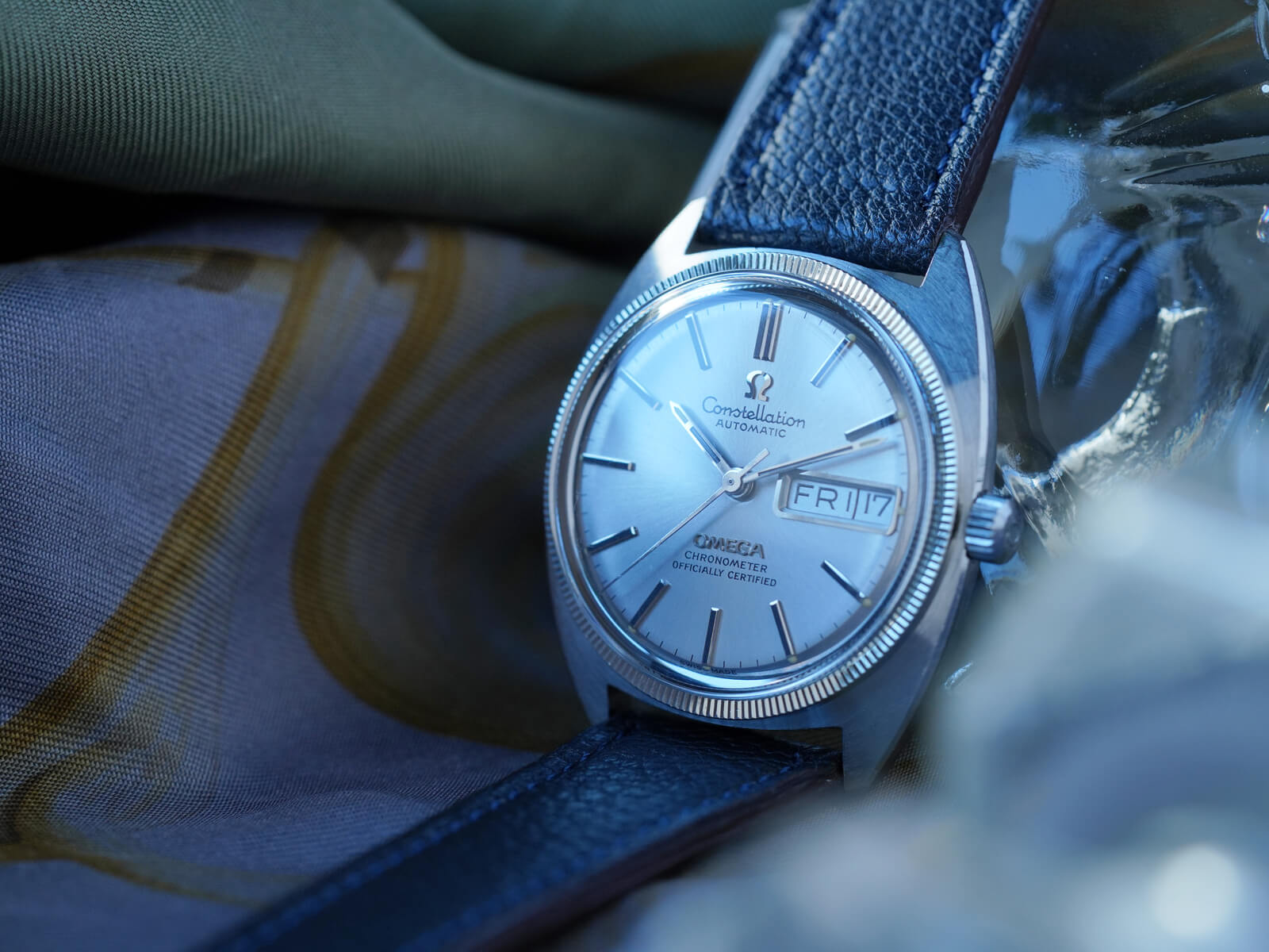 オメガ/コンステレーションデイデイト/シルバーダイヤル/Cライン前期