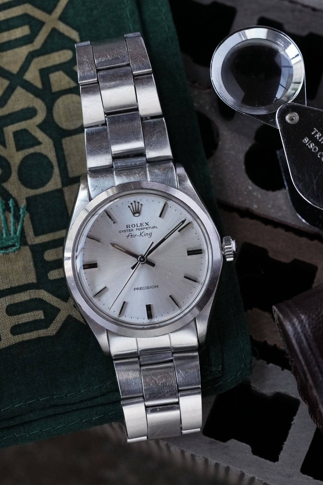 ロレックス/エアキング/オイスターパーペチュアル/シルバーダイヤル
