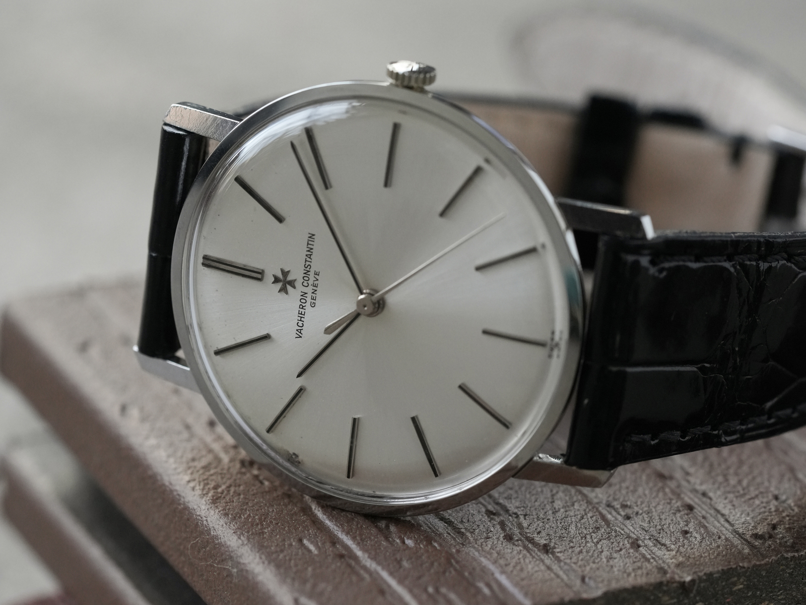 ヴァシュロンコンスタンタン/ラウンドケース/シルバーダイヤル