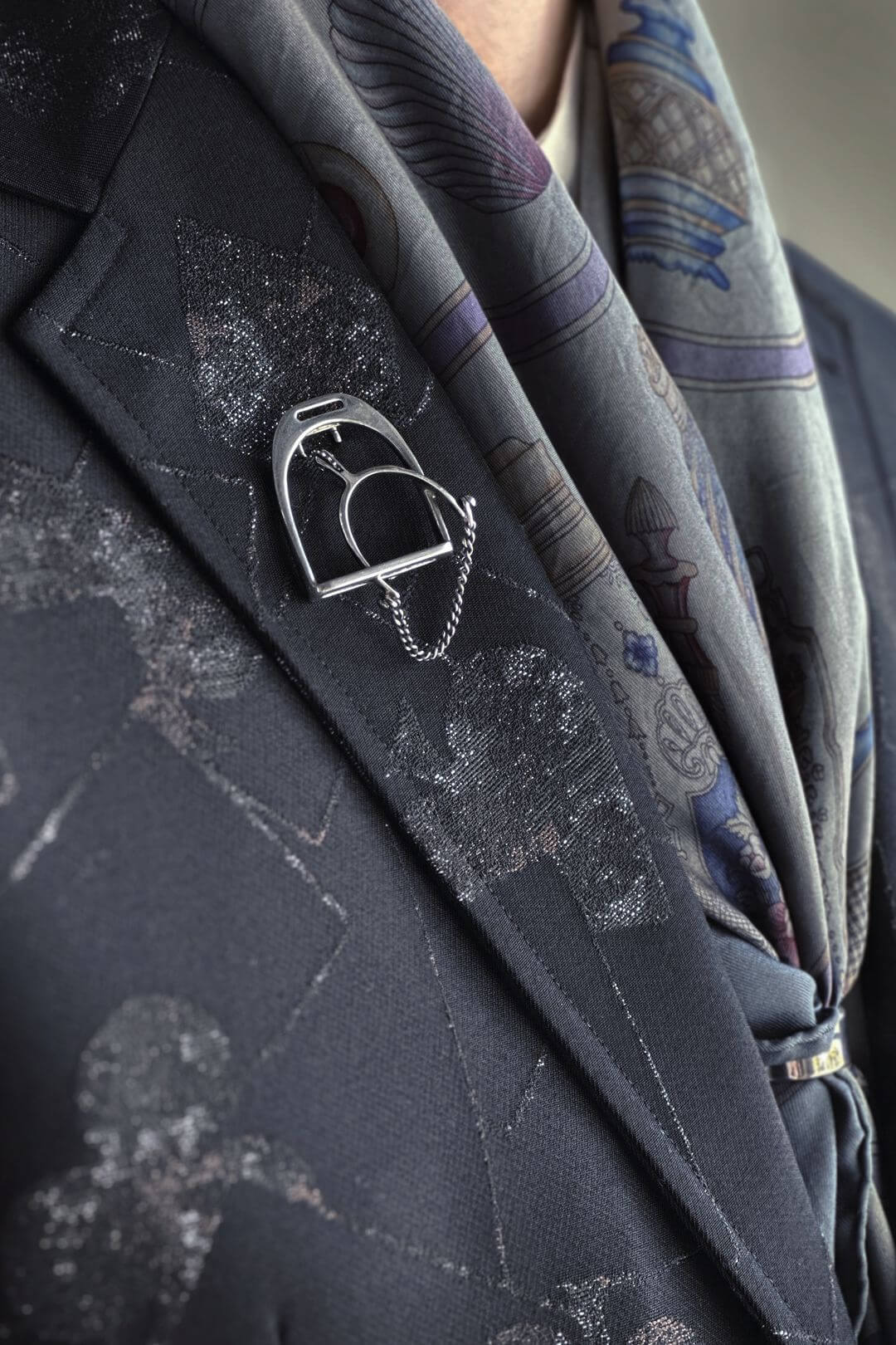 エルメス/鐙と拍車ブローチ/Hermes/armor and spurs brooch - 江口洋品