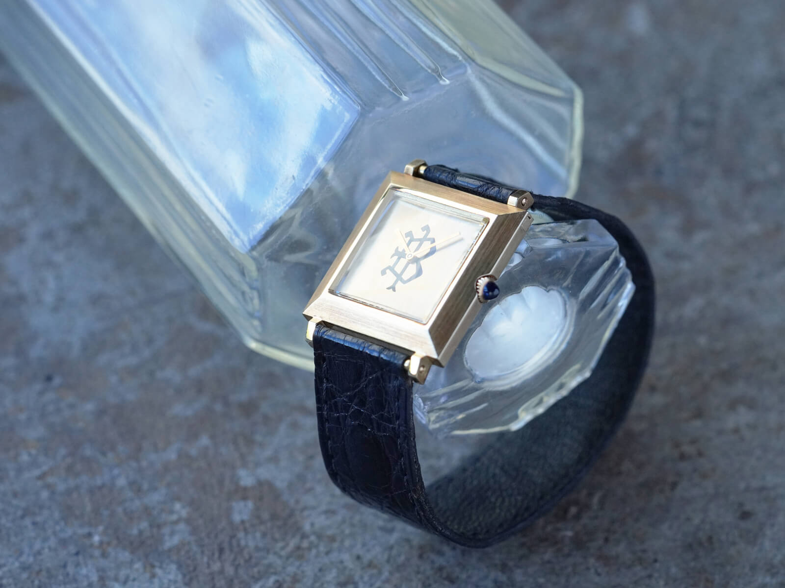 ブシュロン/カレスクエアケース/ゴールドダイヤル/Boucheron/Carree