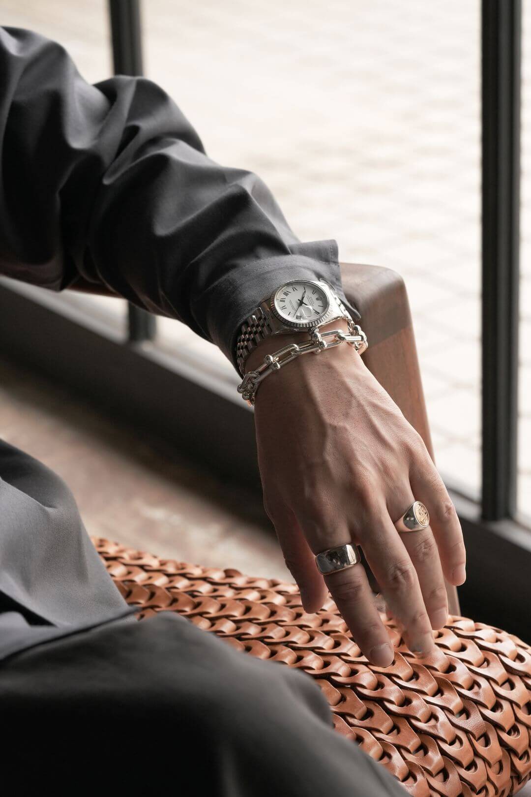 ティファニー/ハードウェアラージリンクブレスレット/TIFFANY&Co