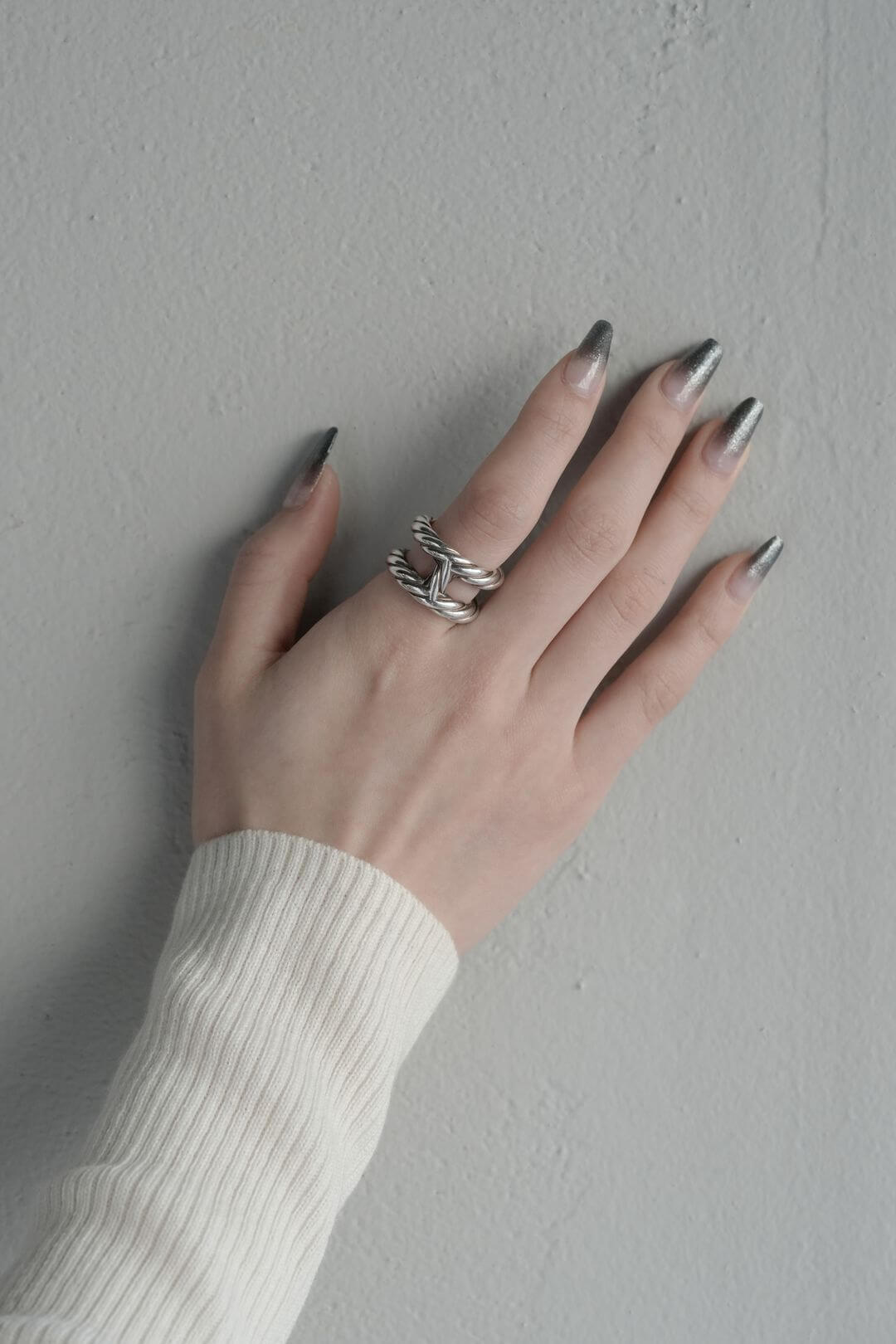 エルメス/パラード/トルサード/オスモズ ロープ/リング/シルバー