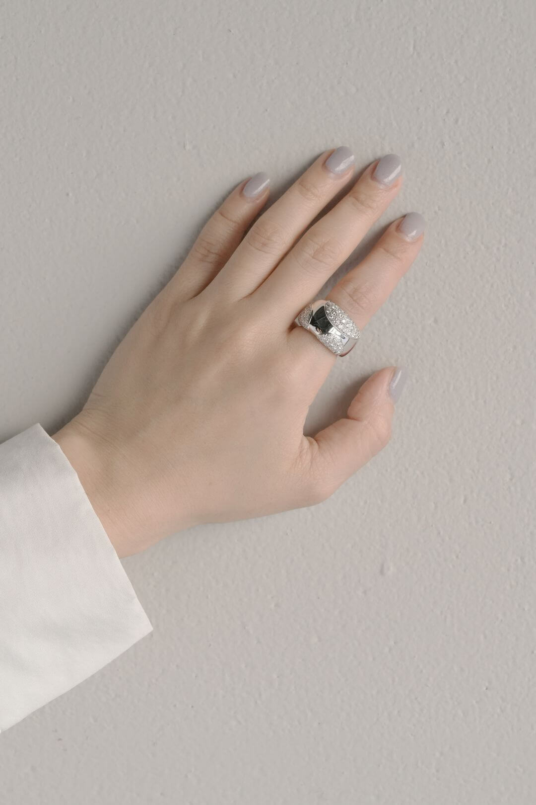 カルティエ/ヌーヴェルヴァーグ/ダイヤモンド/ホワイトゴールド/リング