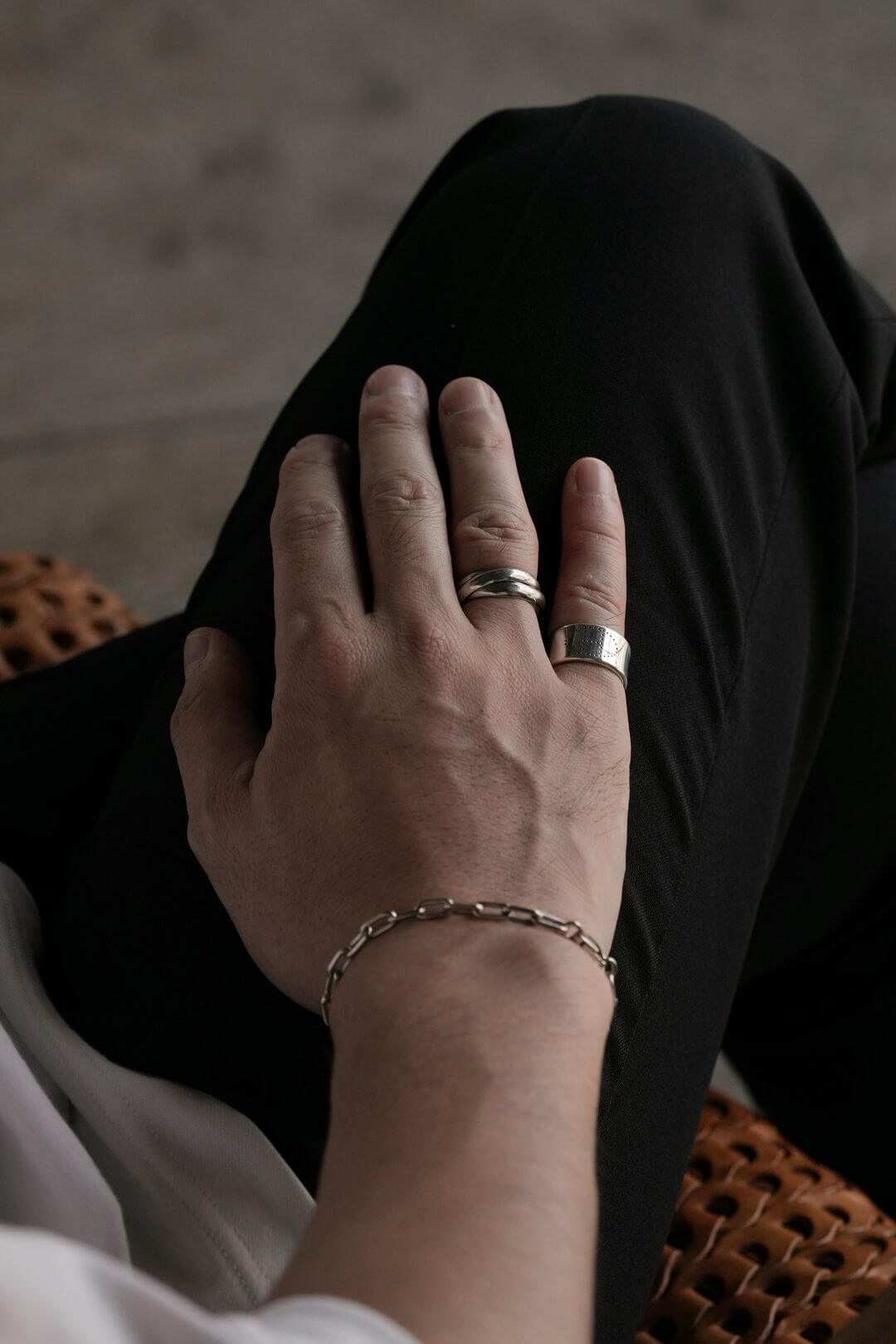 エルメス/エヴリン エクリプス リュバン/シルバー/リング/13号/Hermès