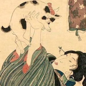 猫と美女の浮世絵 今日の一枚 #9 - 江戸ガイド｜江戸ガイド