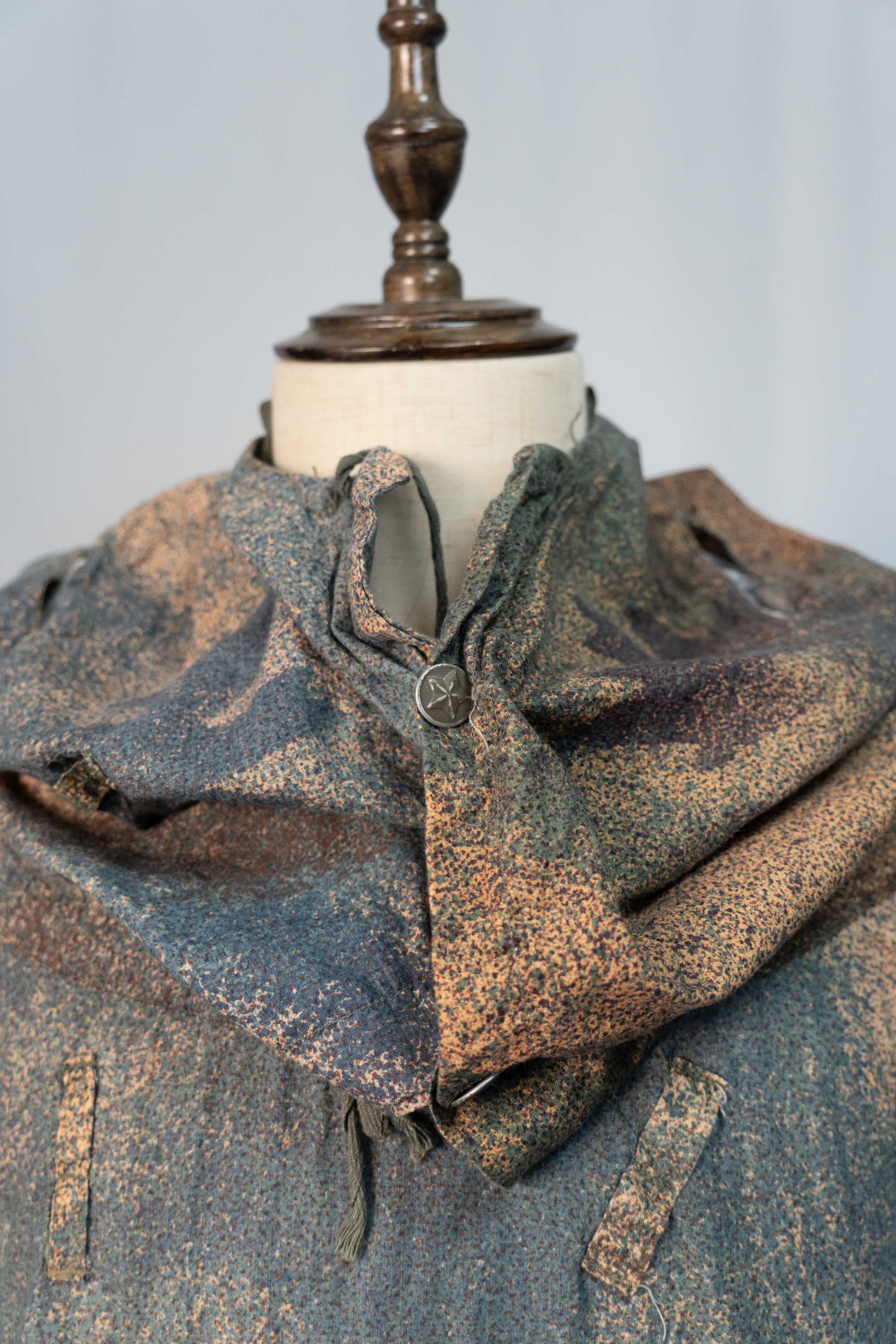 80s Yugoslavia Army Sniper Smock Microdat Camouflage with Groove