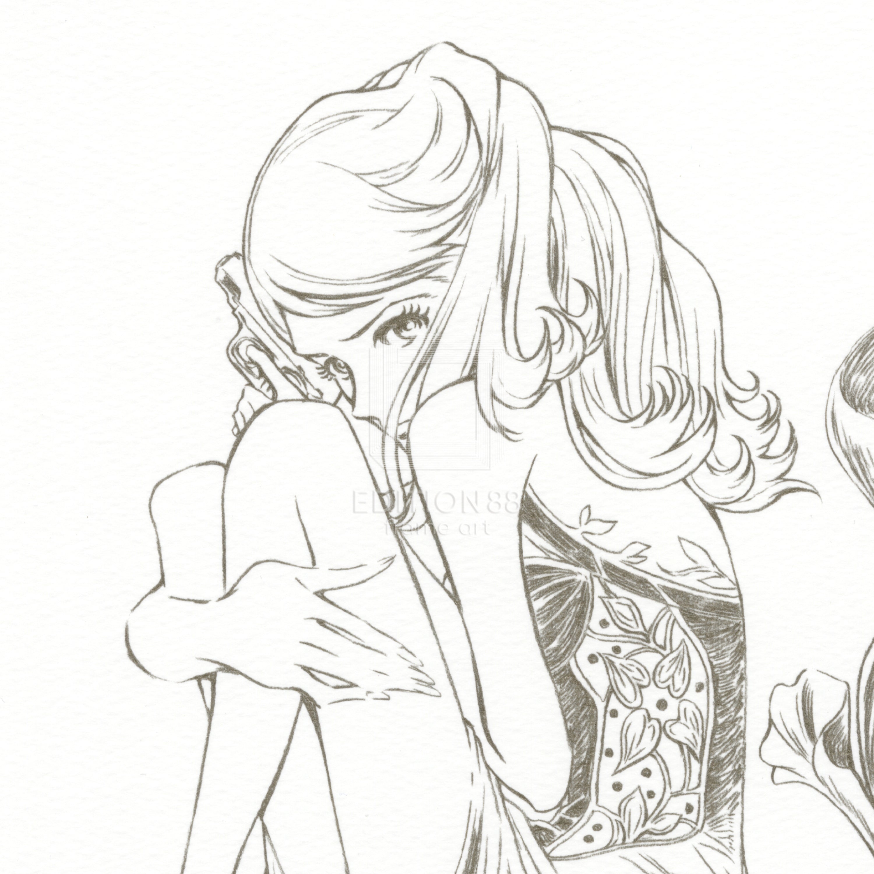 LUPIN THE ⅢRD」88グラフ7『峰不二子の嘘/ティザービジュアル』(落款