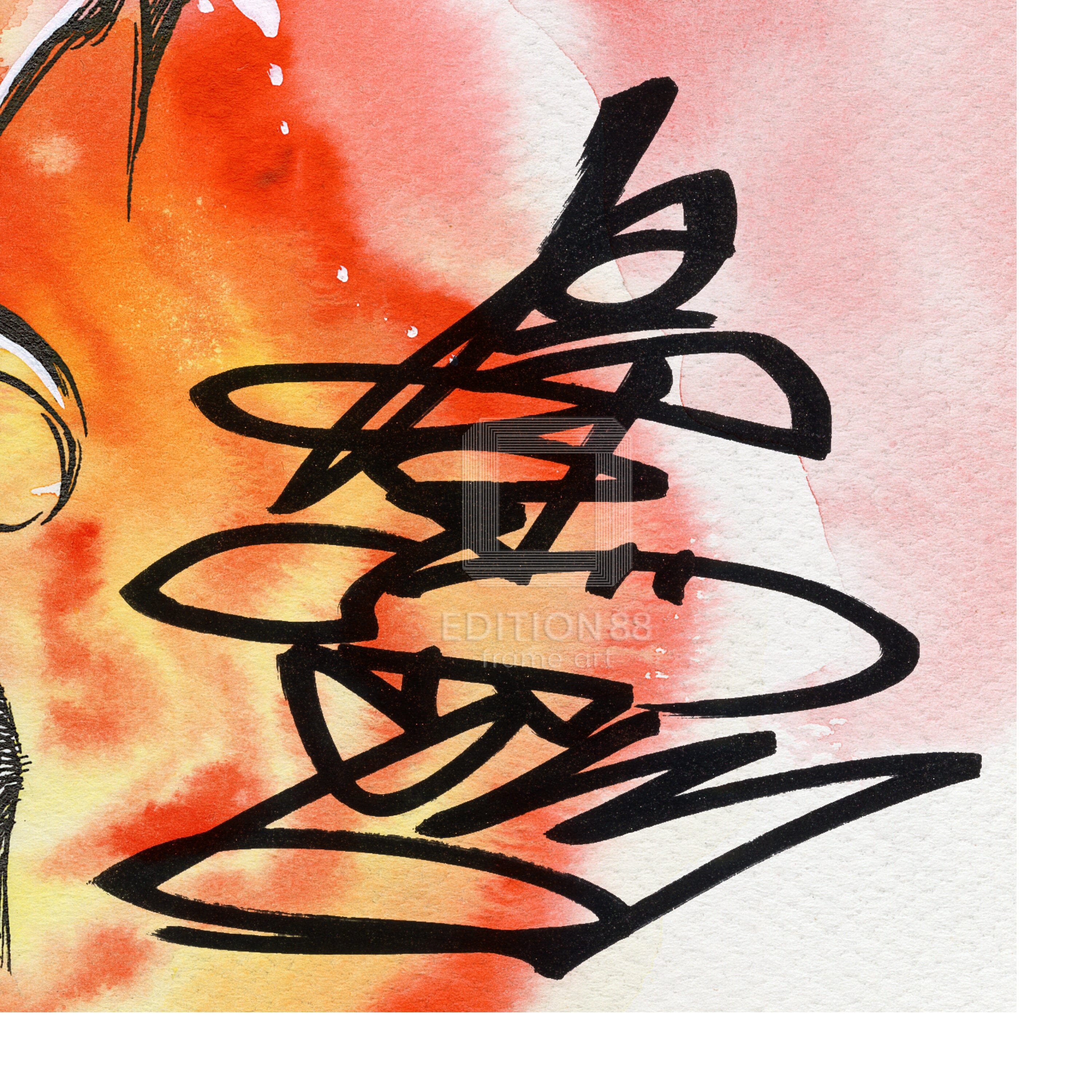 燃えよペン」88グラフ1 /島本和彦（直筆サイン入り / 国内版限定100枚）