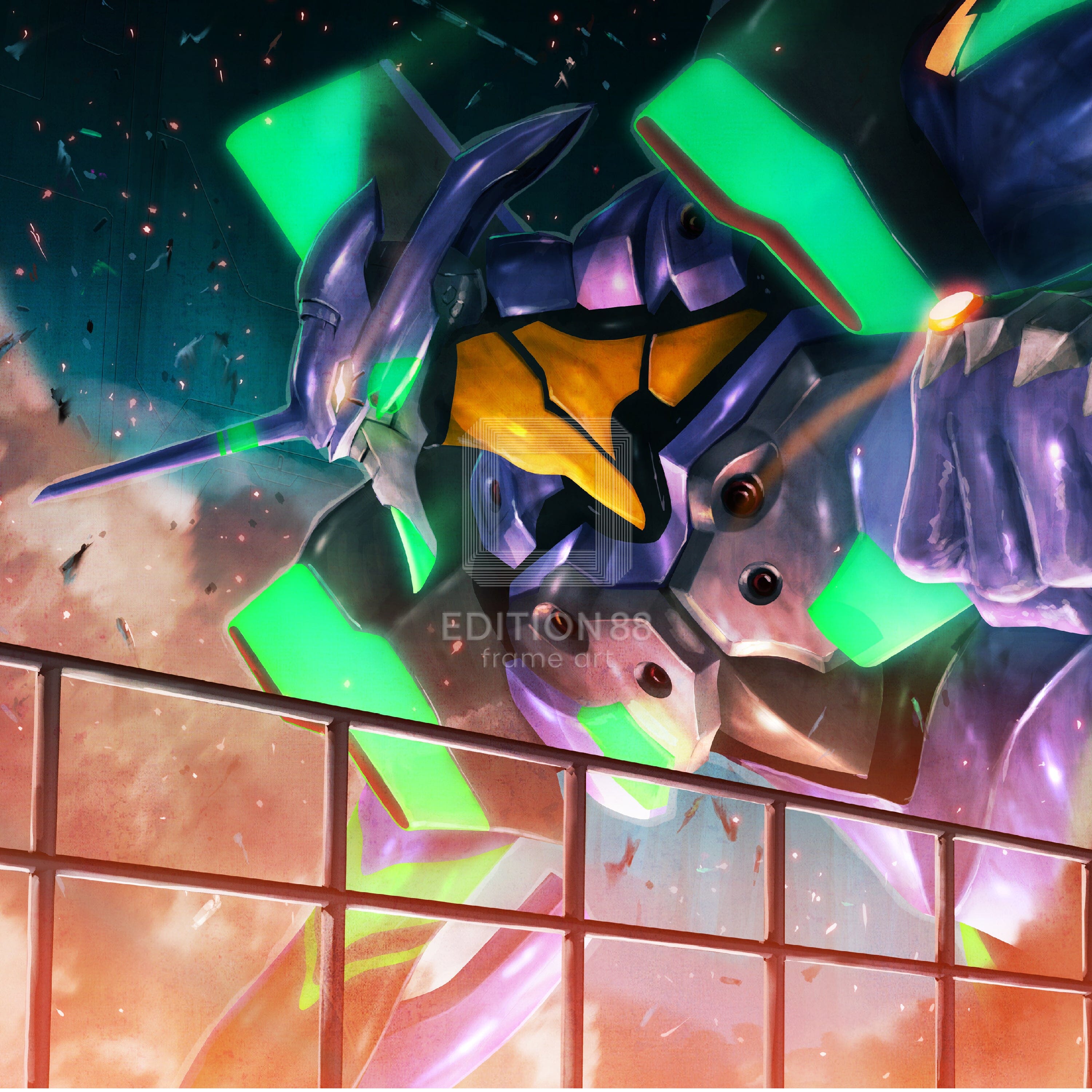 エヴァンゲリオン 88グラフ1/天神英貴（直筆サイン入り/限定100枚）