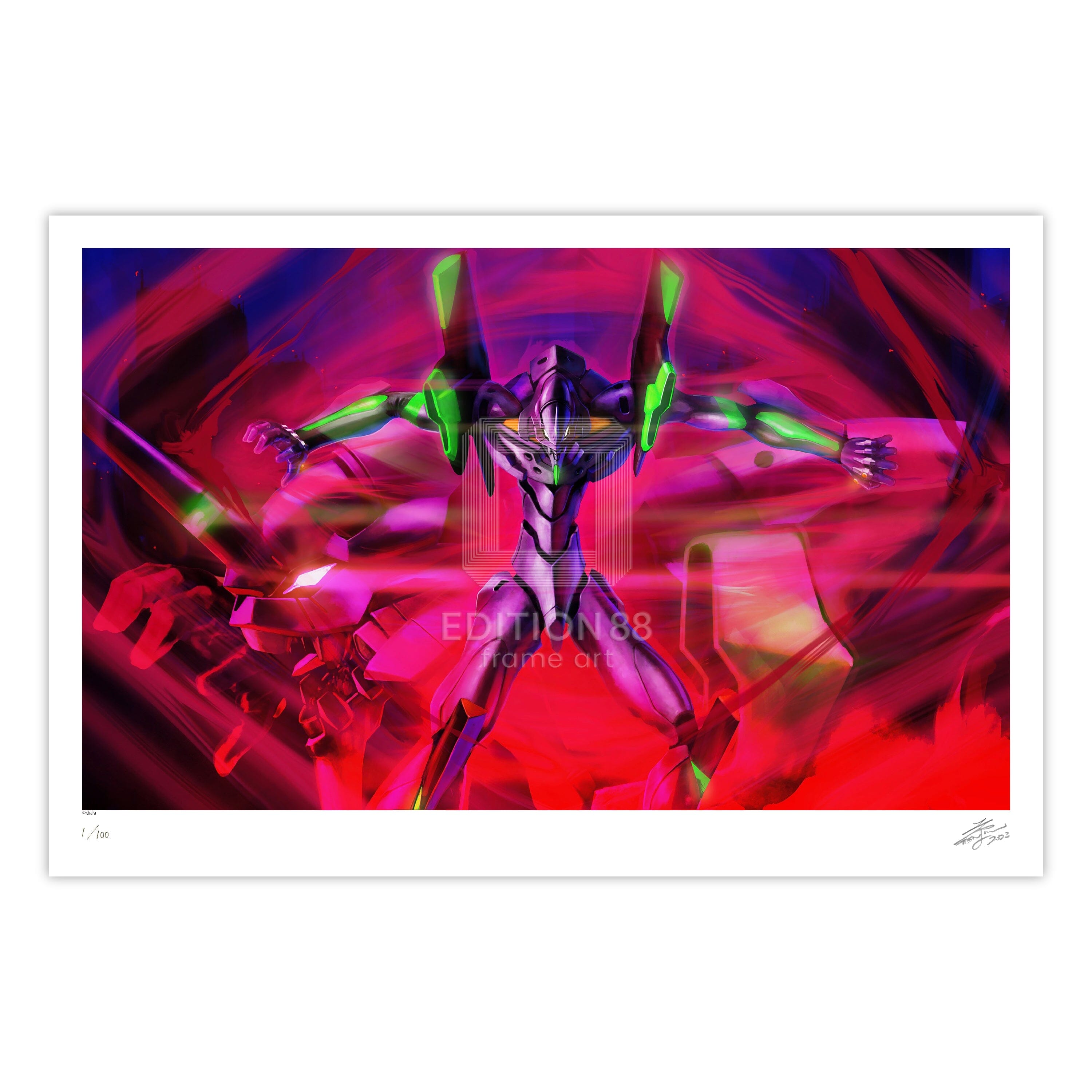 エヴァンゲリオン 88グラフ2/天神英貴（直筆サイン入り/限定100枚）