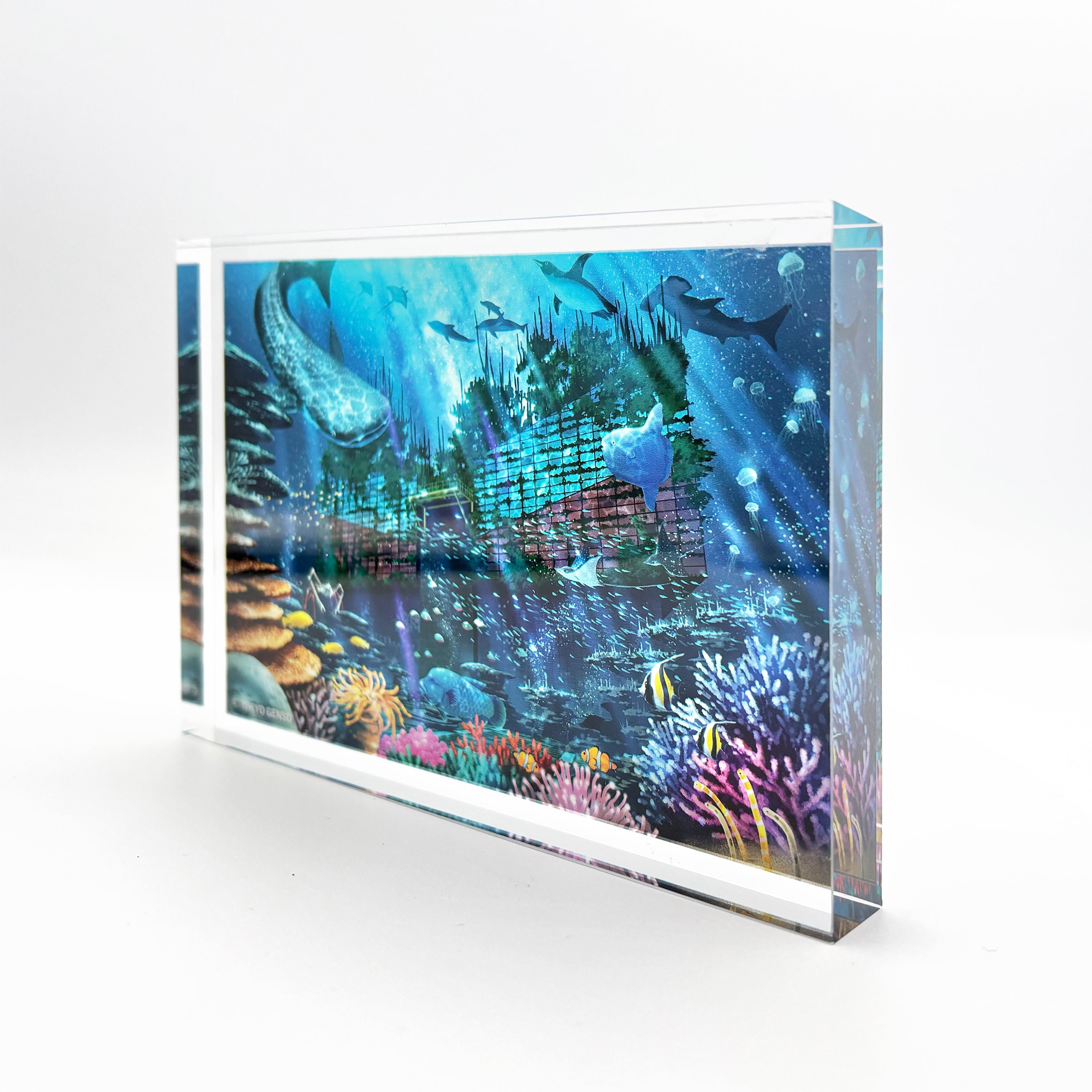 アクリルブロック「海遊館幻想」/ 東京幻想