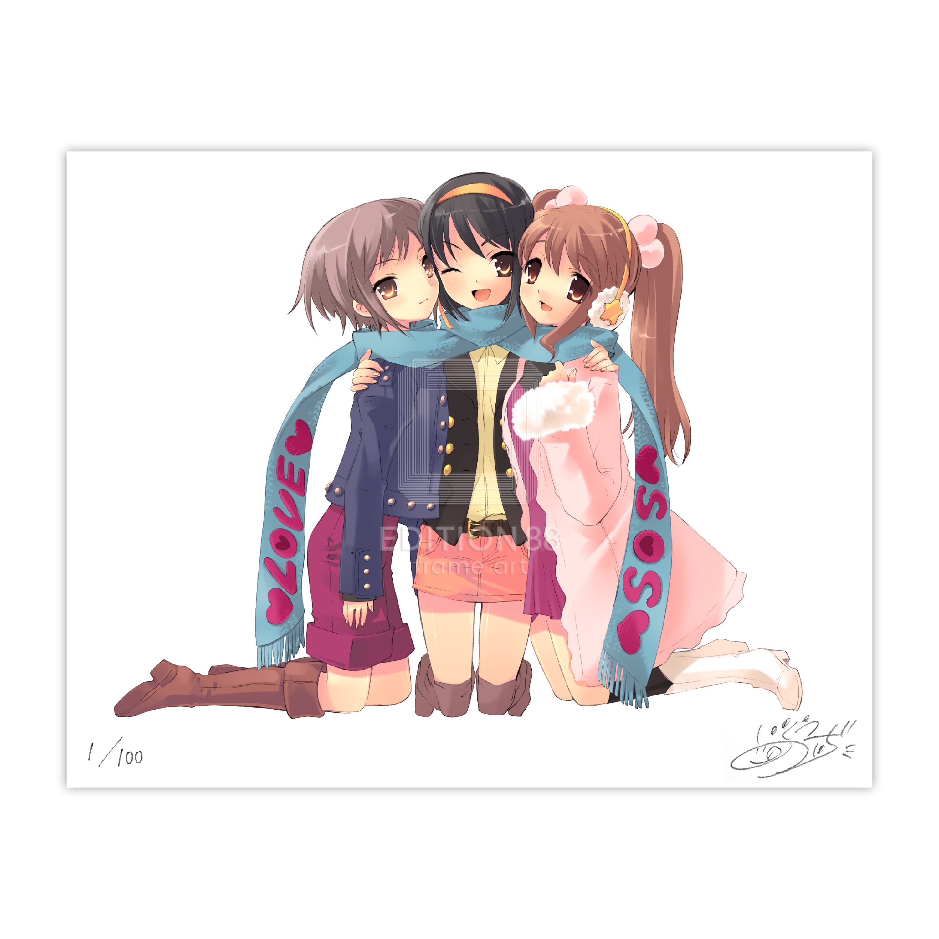 涼宮ハルヒシリーズ」88グラフ ミニ9（2006年1月スニーカー文庫冬