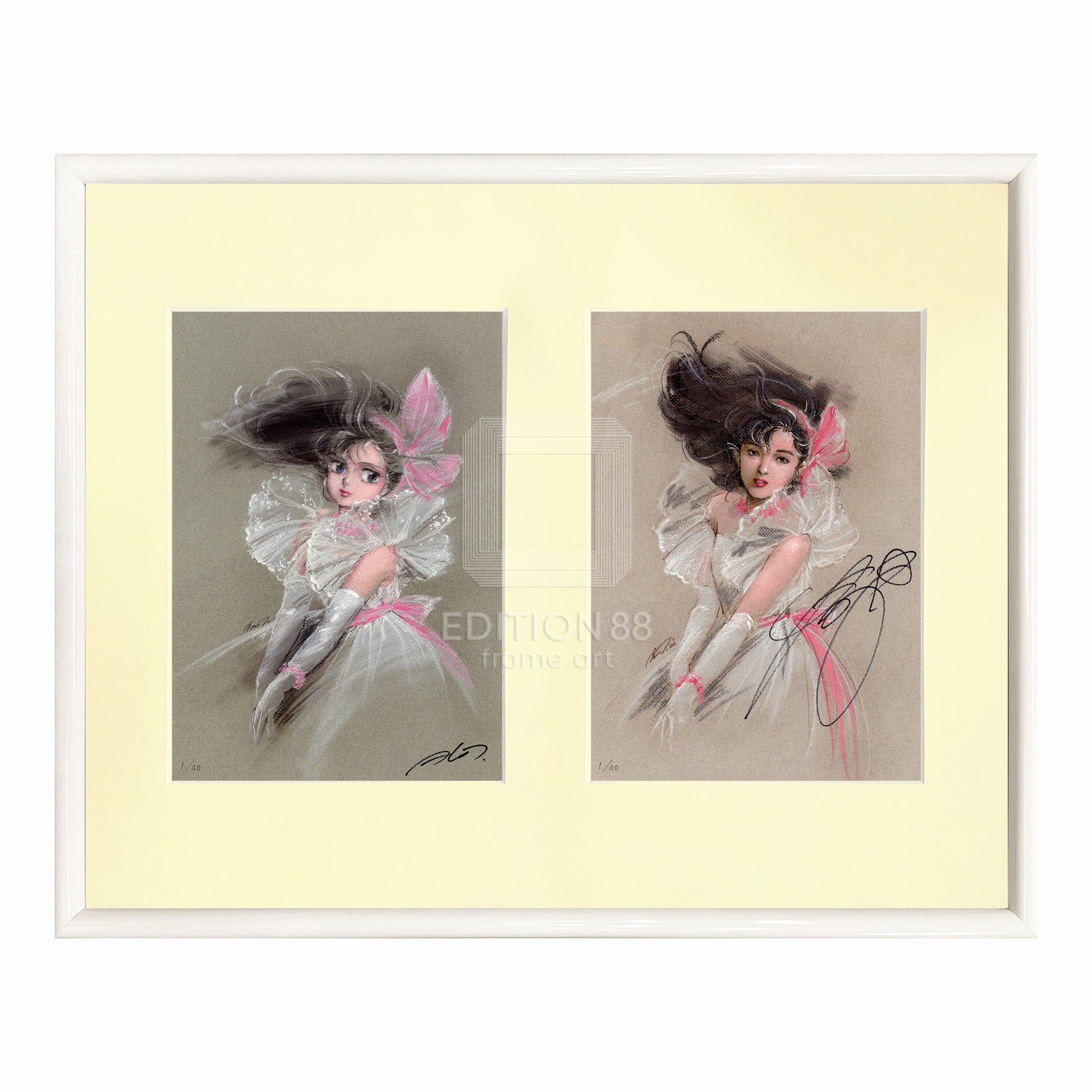 魔法の天使 クリィミーマミ」88グラフ 高田明美/太田貴子（直筆サイン