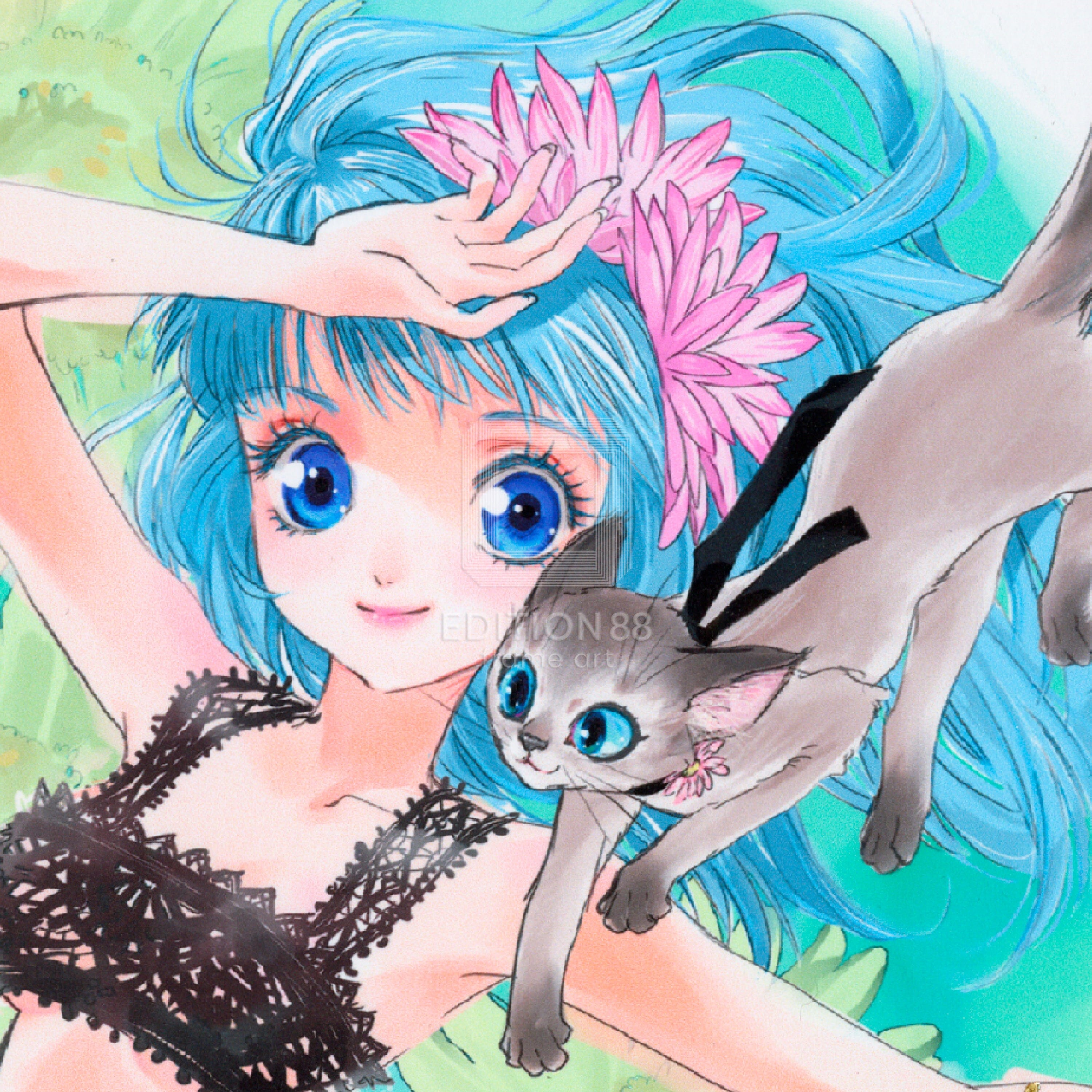 88グラフ ミニ「サマー」/いのまたむつみ（箔押しサイン入り）