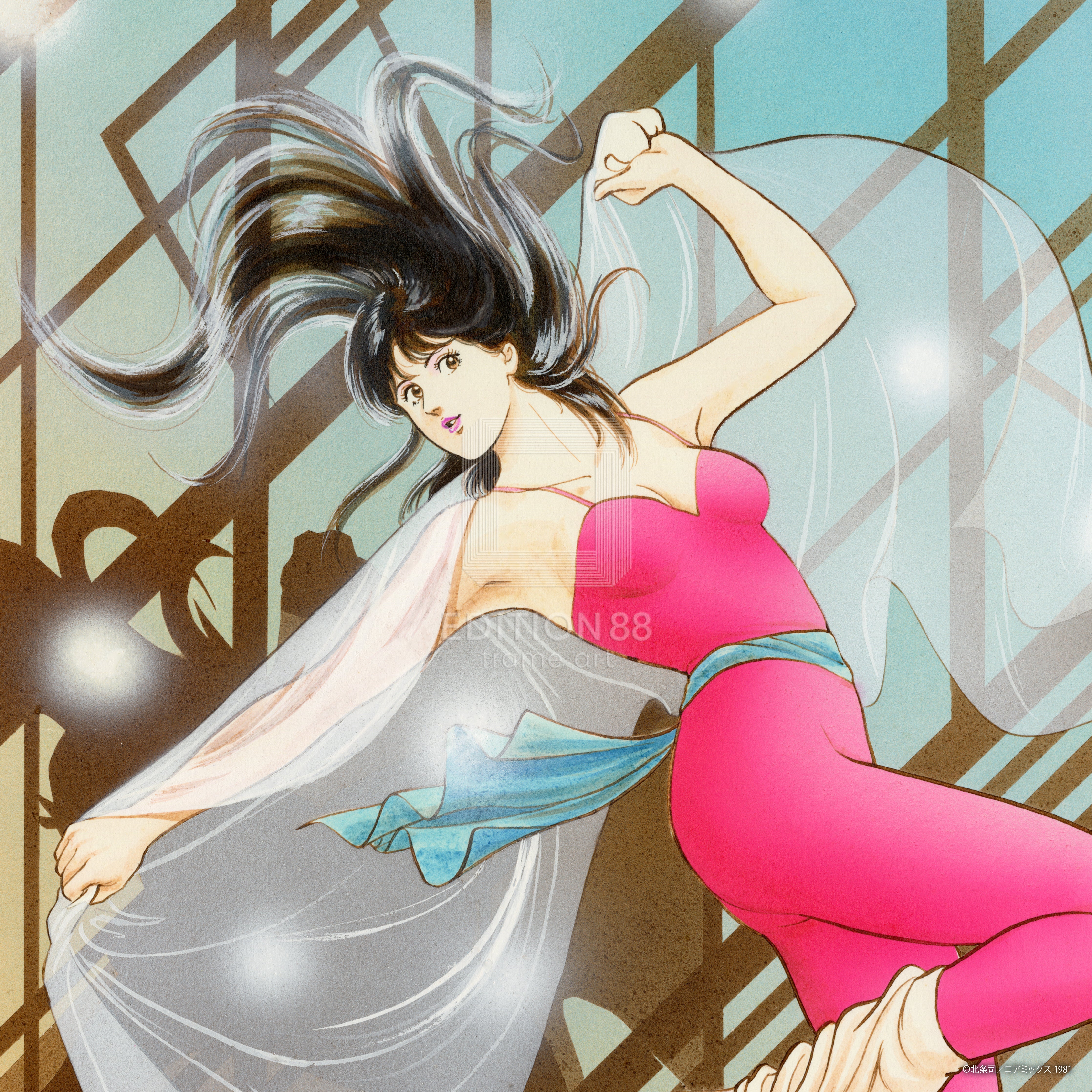 キャッツ♥アイ」88グラフ2（週刊少年ジャンプ 1984年 第18号 表紙より