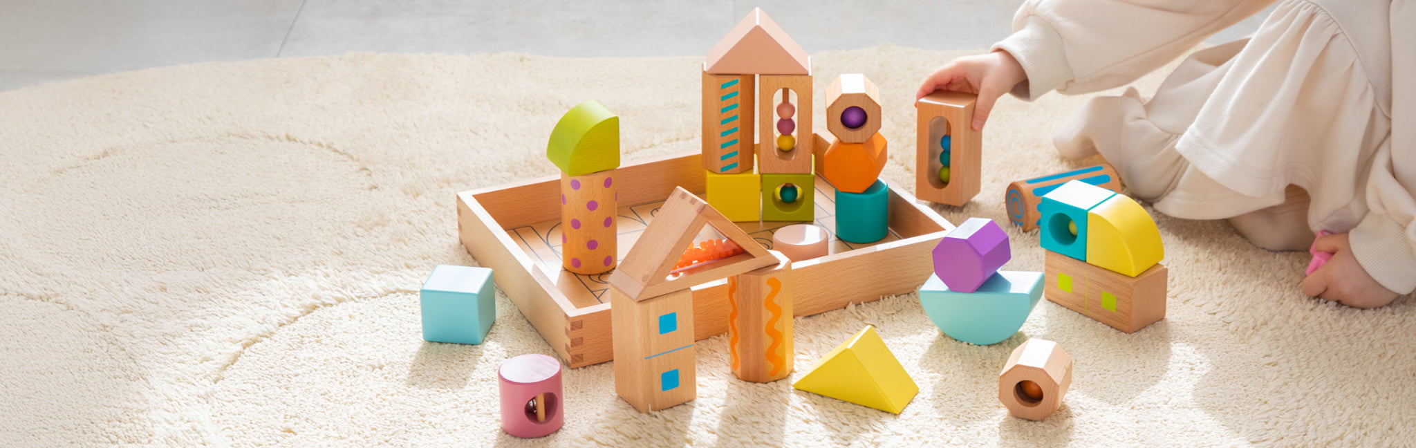 積み木│創造力を育む、幼児教室監修の知育玩具