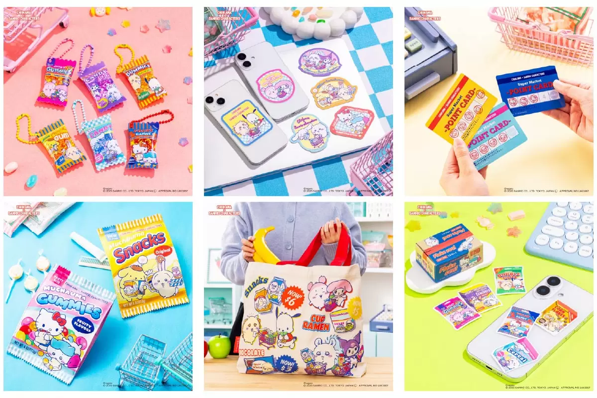 ちいかわ×サンリオキャラクターズ」コラボ商品が12月12日より発売